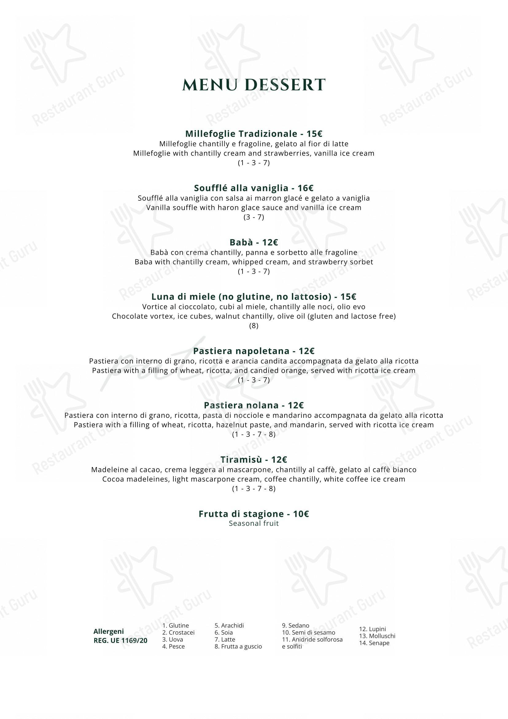 Menu di Ro Cafè, Bistrot & Patisserie - Menu