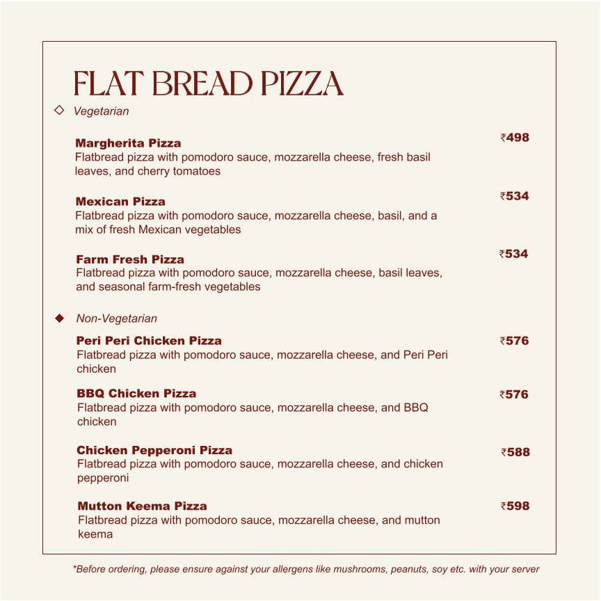 Roastery Coffee House Gomti Nagar menu