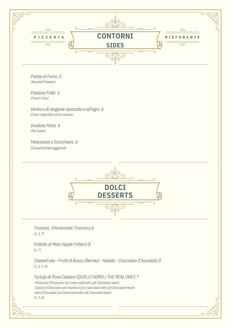 Menu di Ristorante Le Caveau 