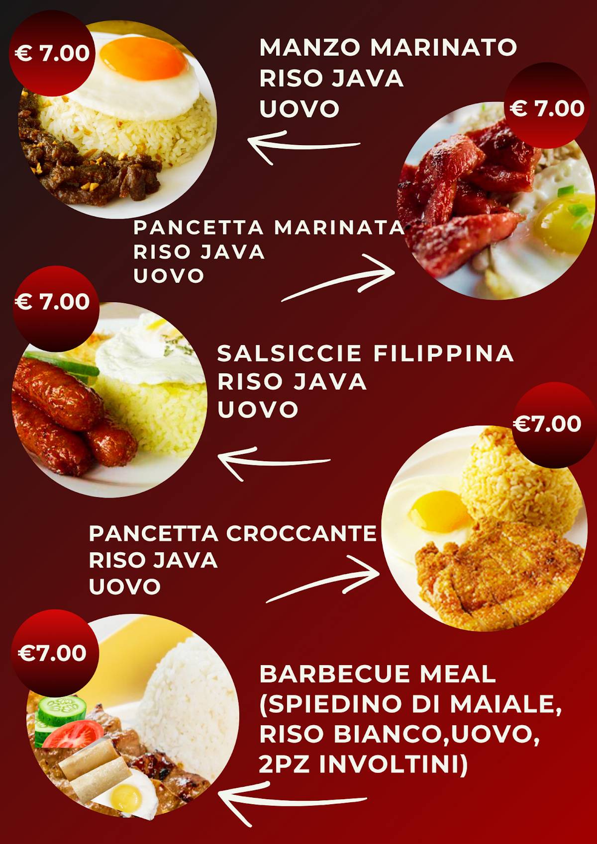 Menu di Snack2Go 