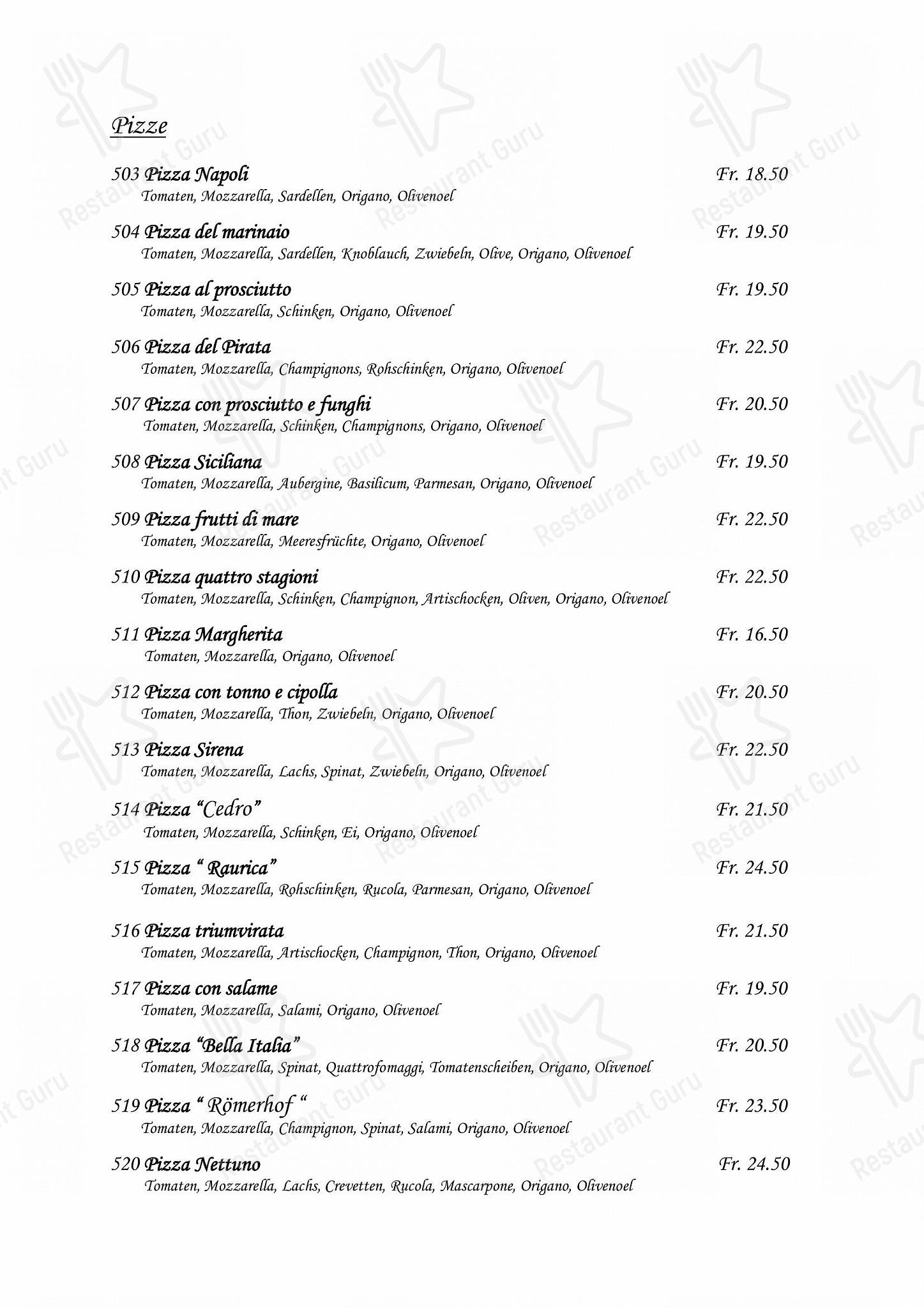 Römerhof Augst in Augst - Boronia Catering Menu Pack