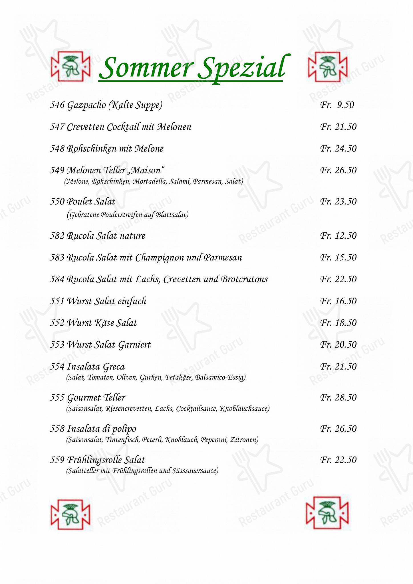 Boronia Catering Menu Pack per Römerhof Augst in Augst