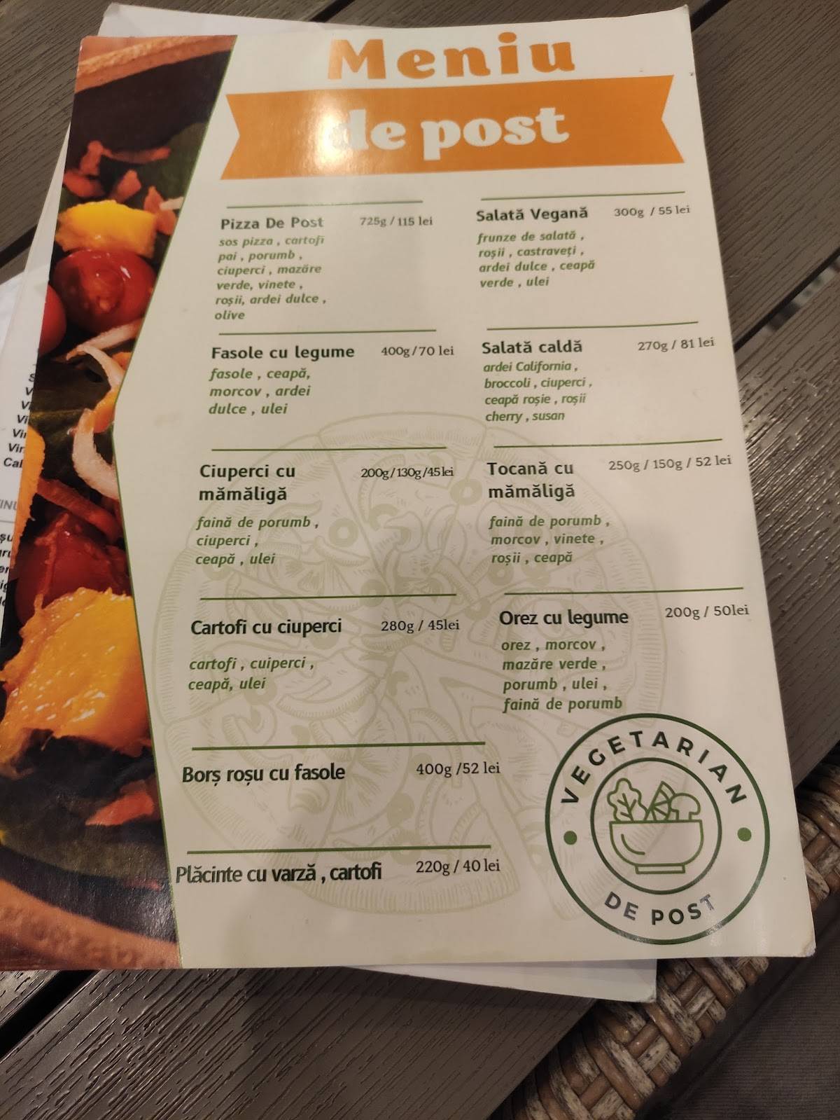 Menu de Rondo Lounge Café