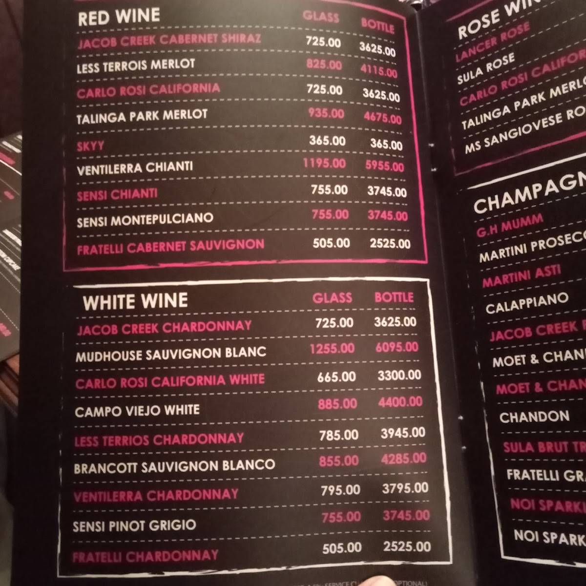 Roots menu