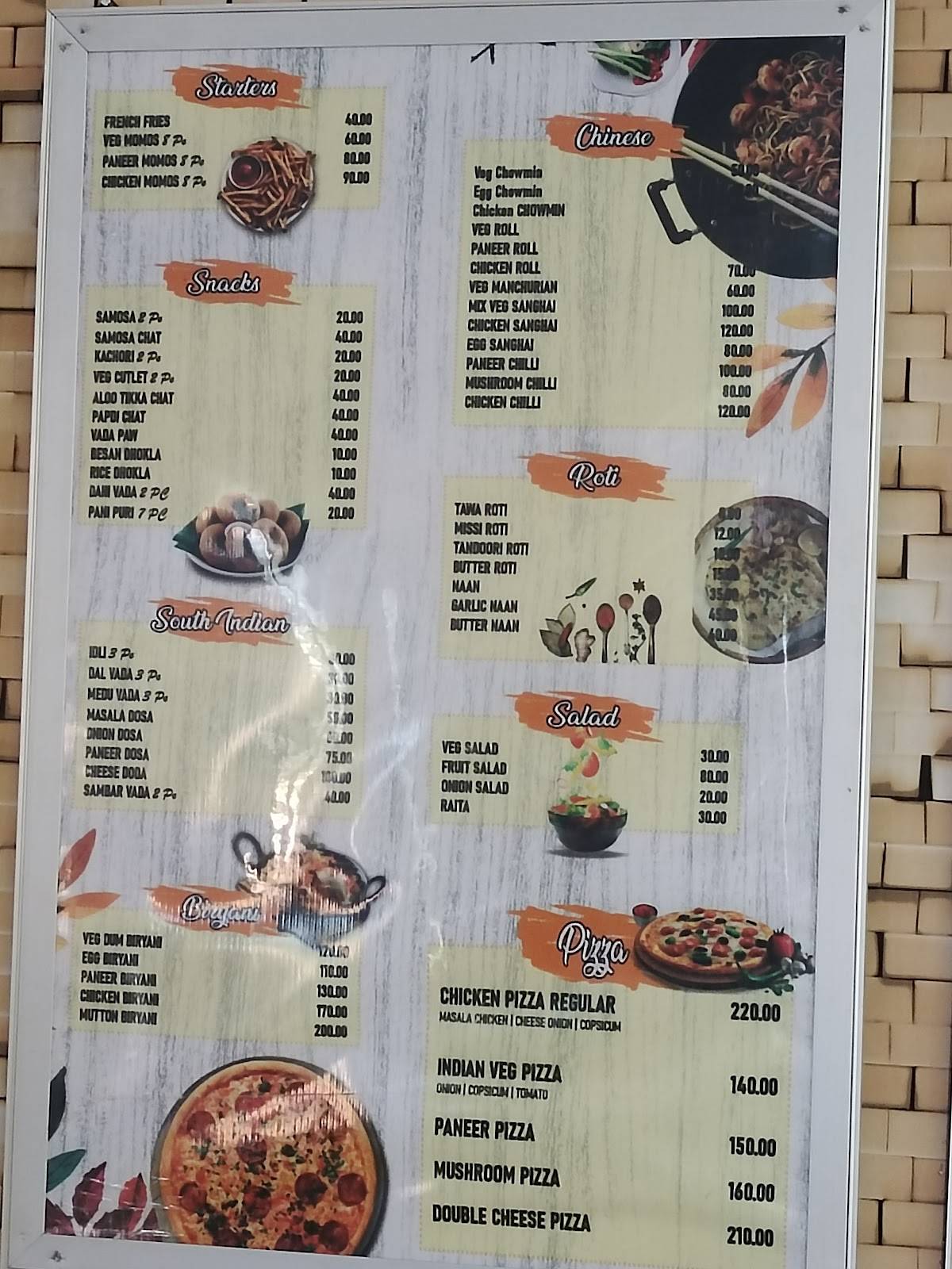 Calorie Canteen menu