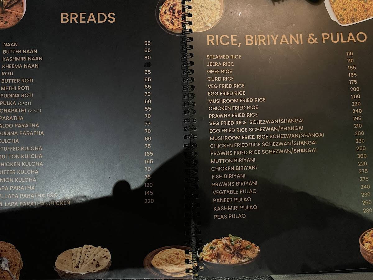 Royal Choice Restaurant menu