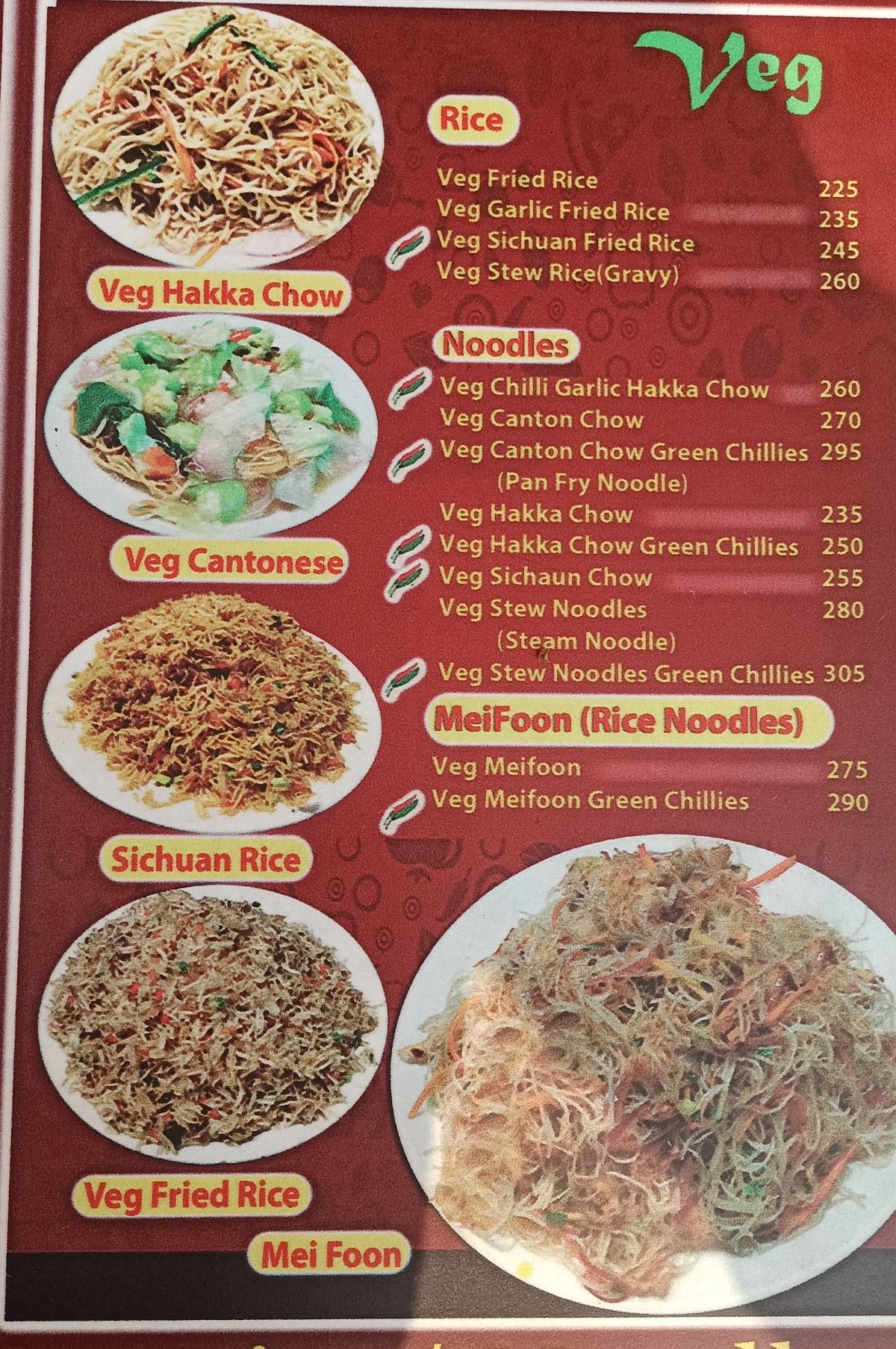Royal Jade Chinese Restaurant menu