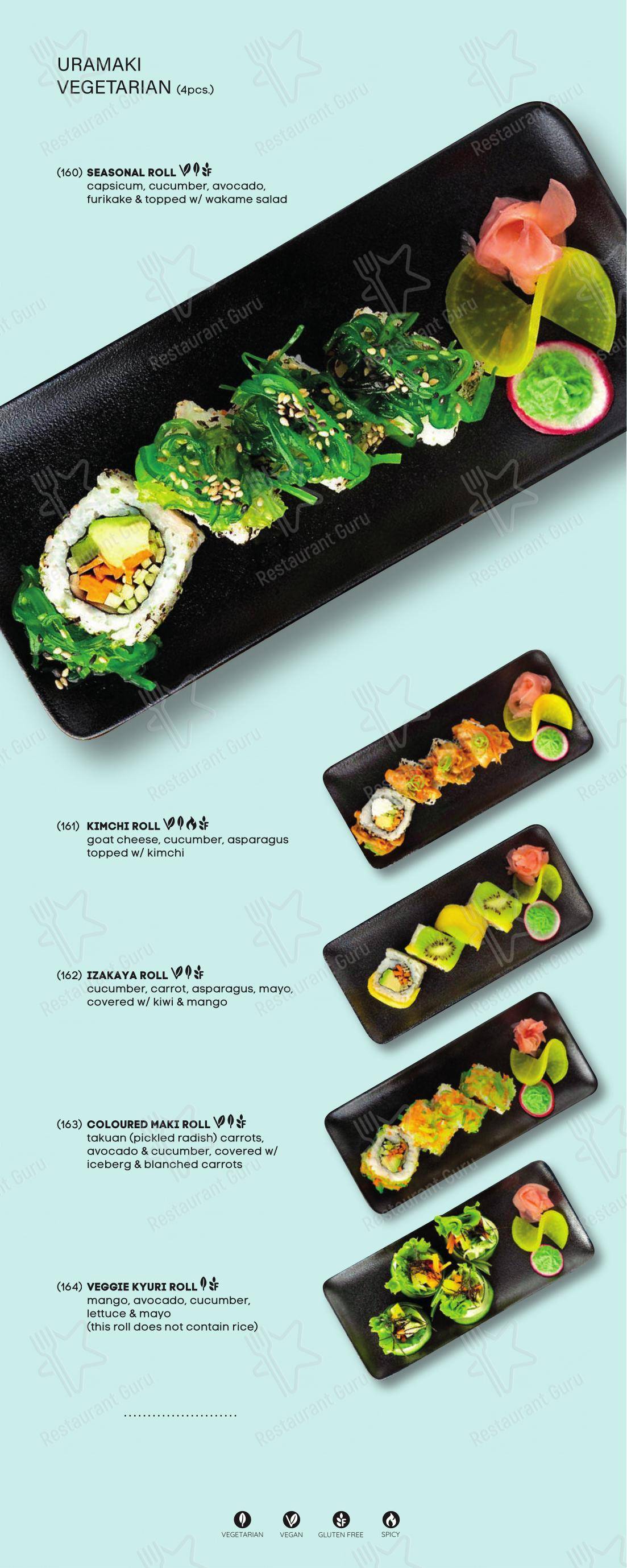 Menu di SILK - Pan-Asian Fusion and Izakaya, Split - Menu