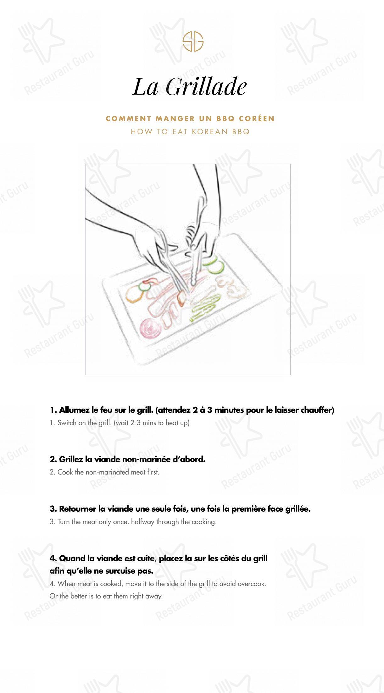 Soon Grill Le Marais 순그릴 마레 dans Paris - Lunch Menu