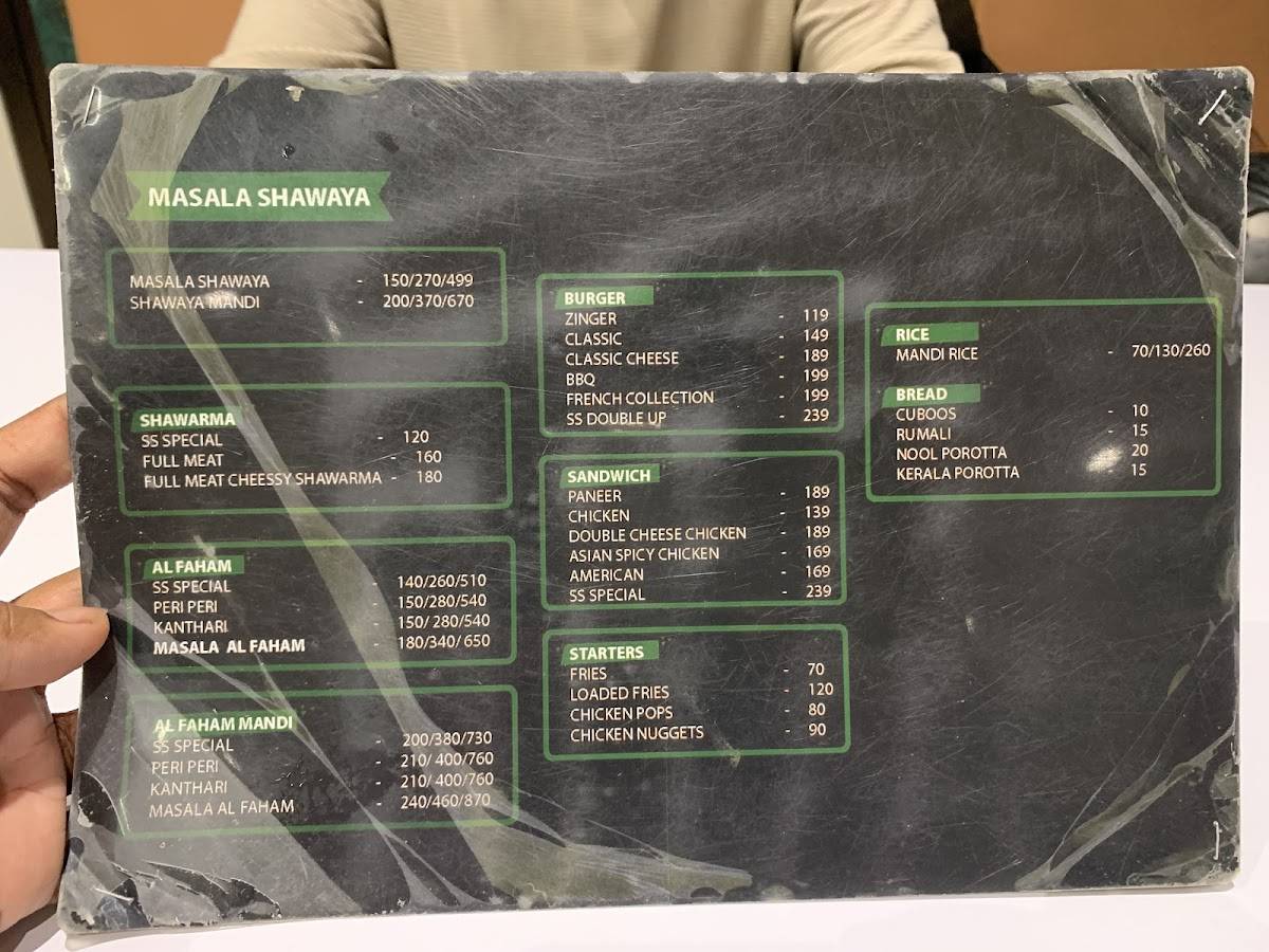 SUGAR SIP menu