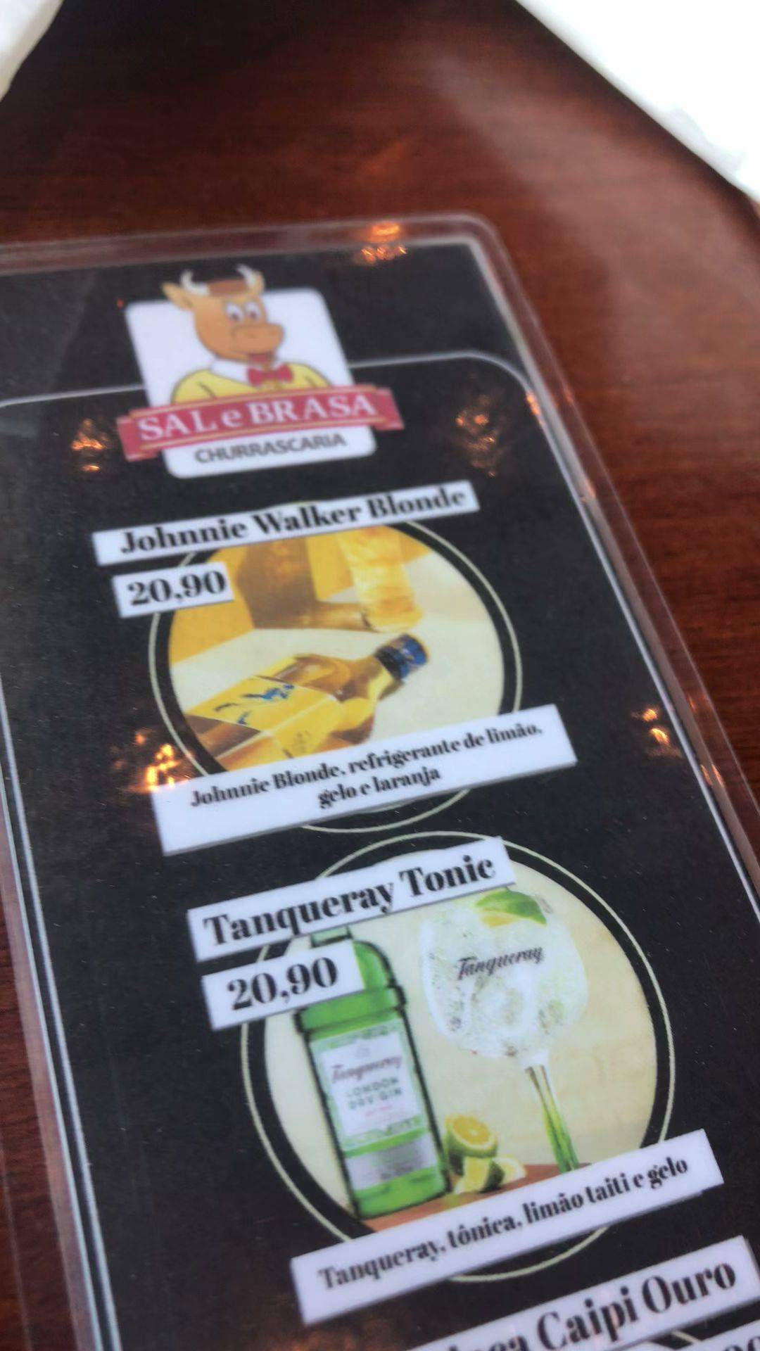 Churrascaria Sal e Brasa Maceió cardápio