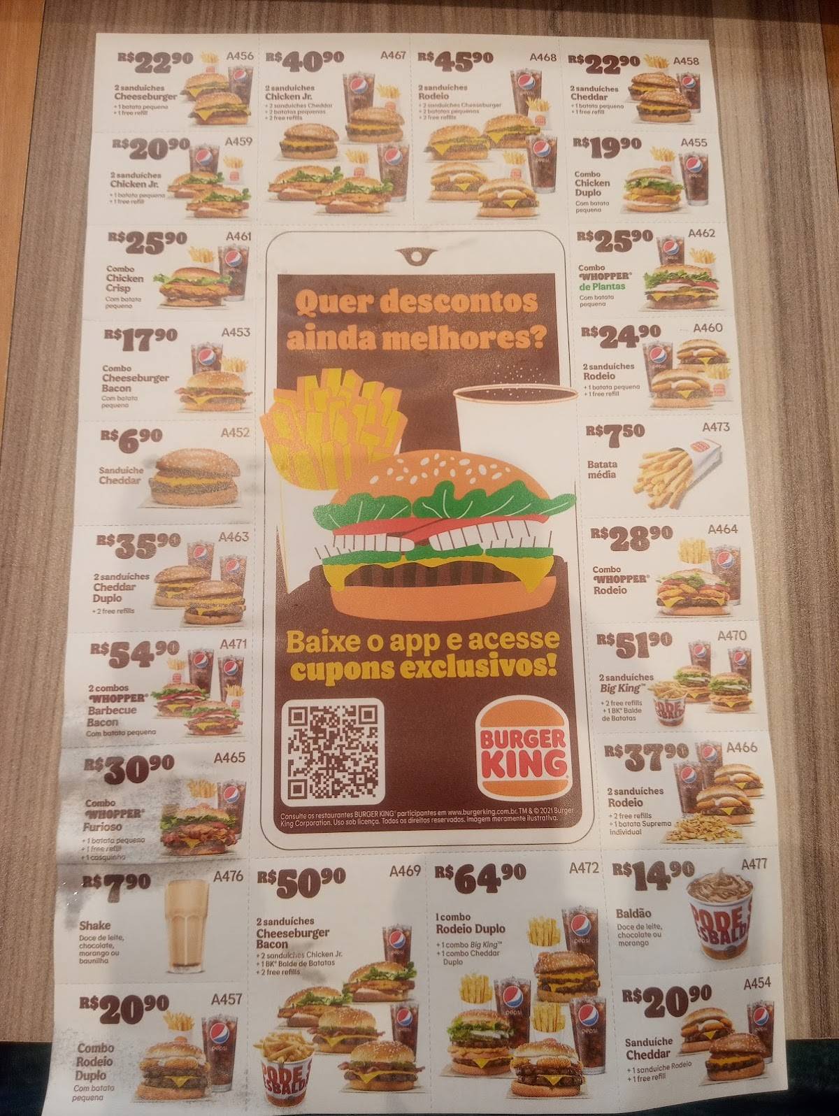 Menu Em Burger King Drive Thru Restaurante De Fast Food Salvador Av