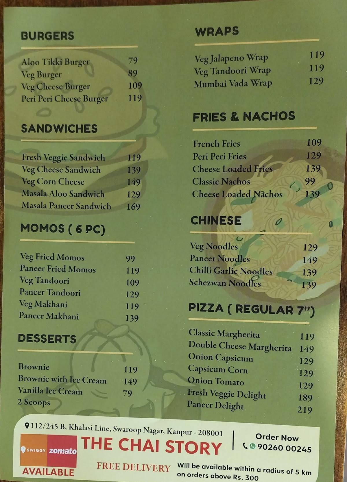 Samocha : Stories Around Chai menu
