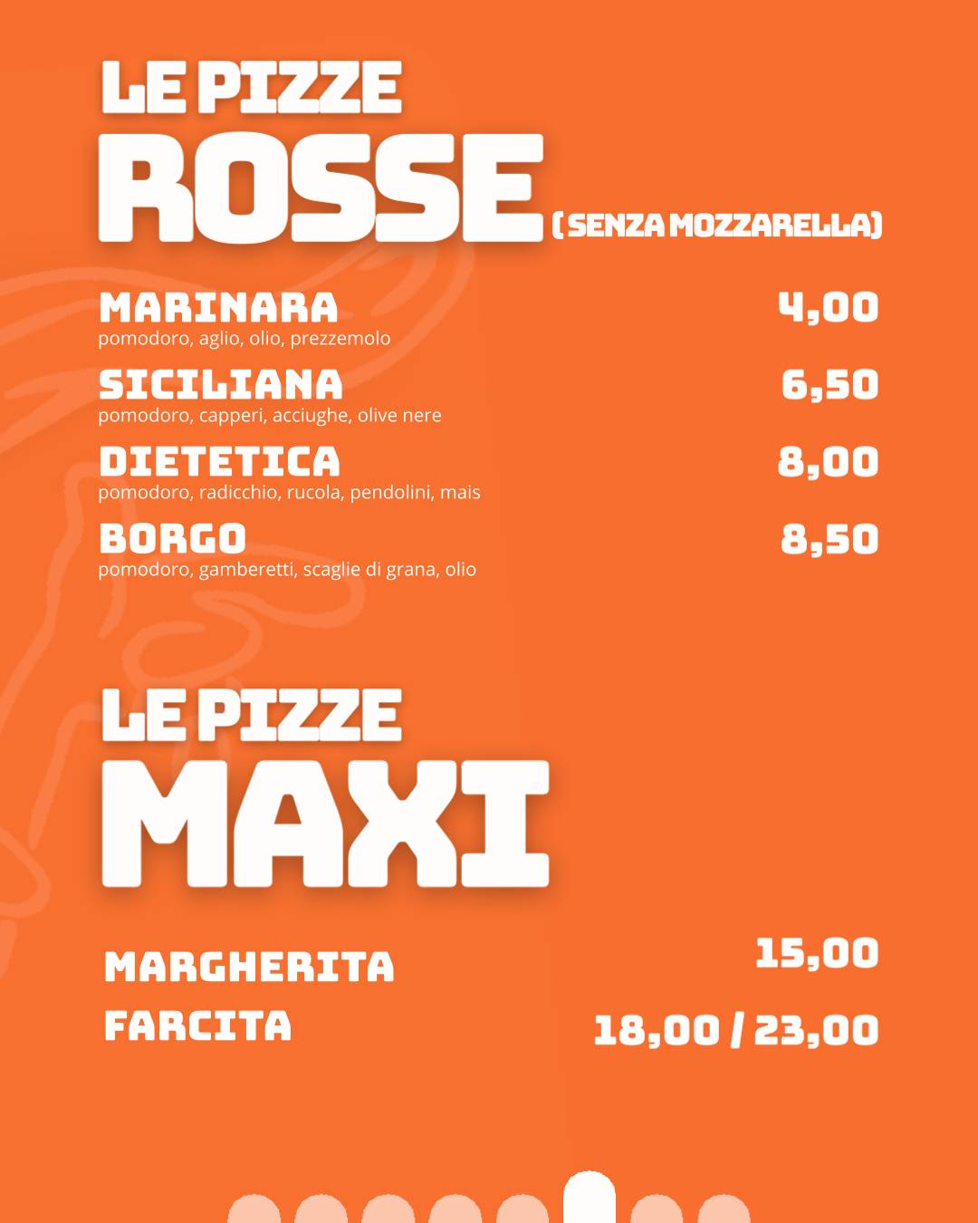 Menu di Sangiuliano Pizza 