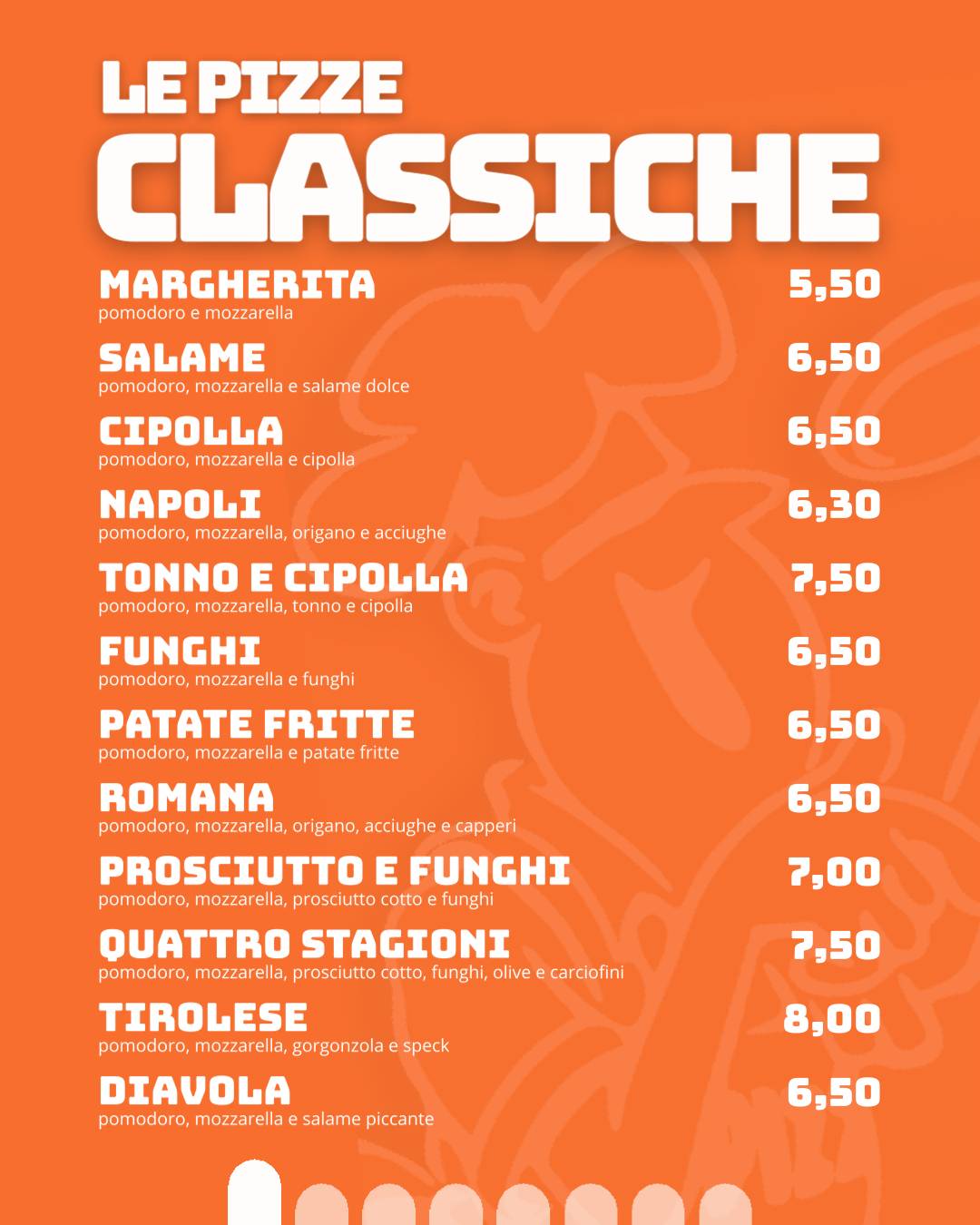 Menu di Sangiuliano Pizza 