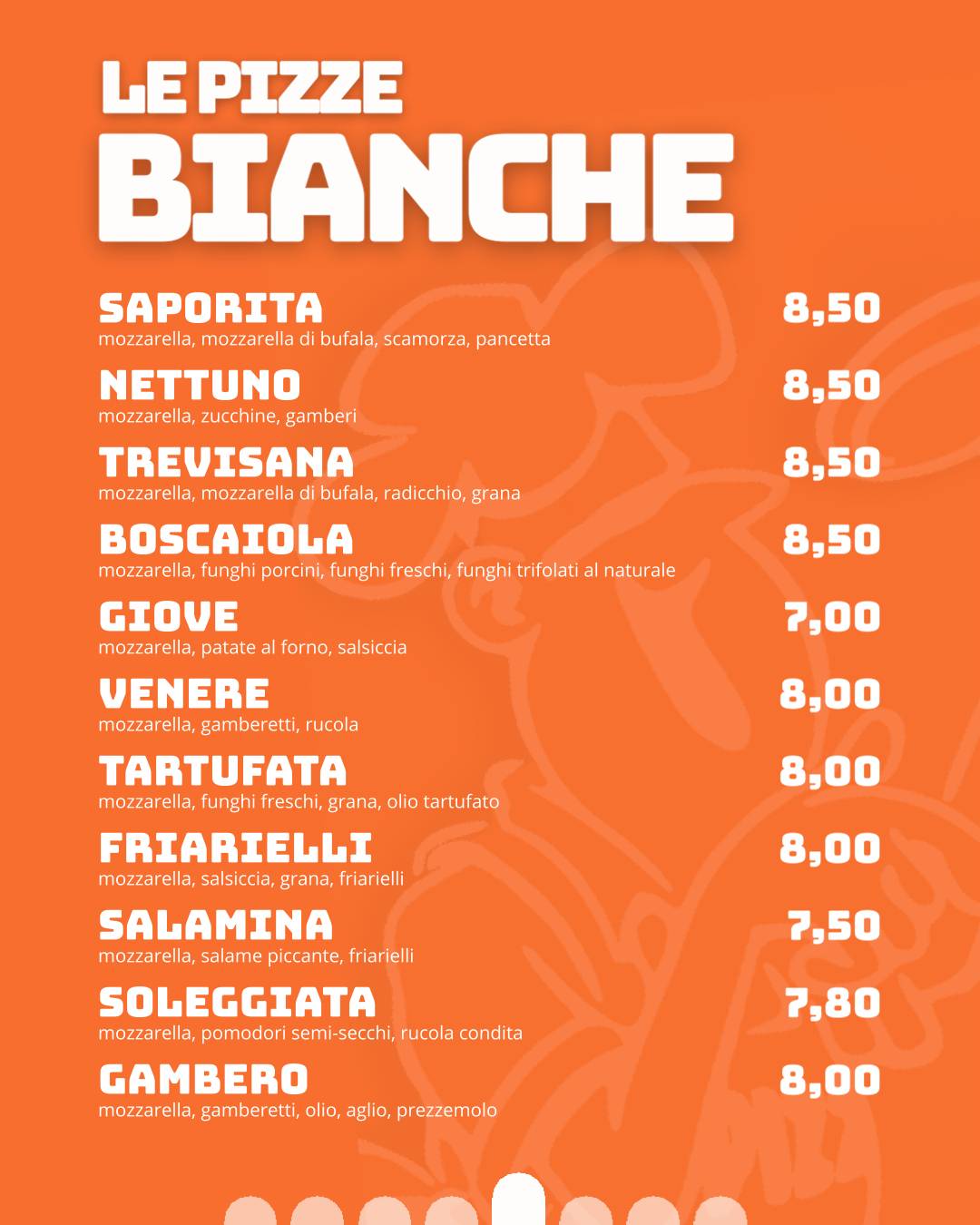 Menu di Sangiuliano Pizza 