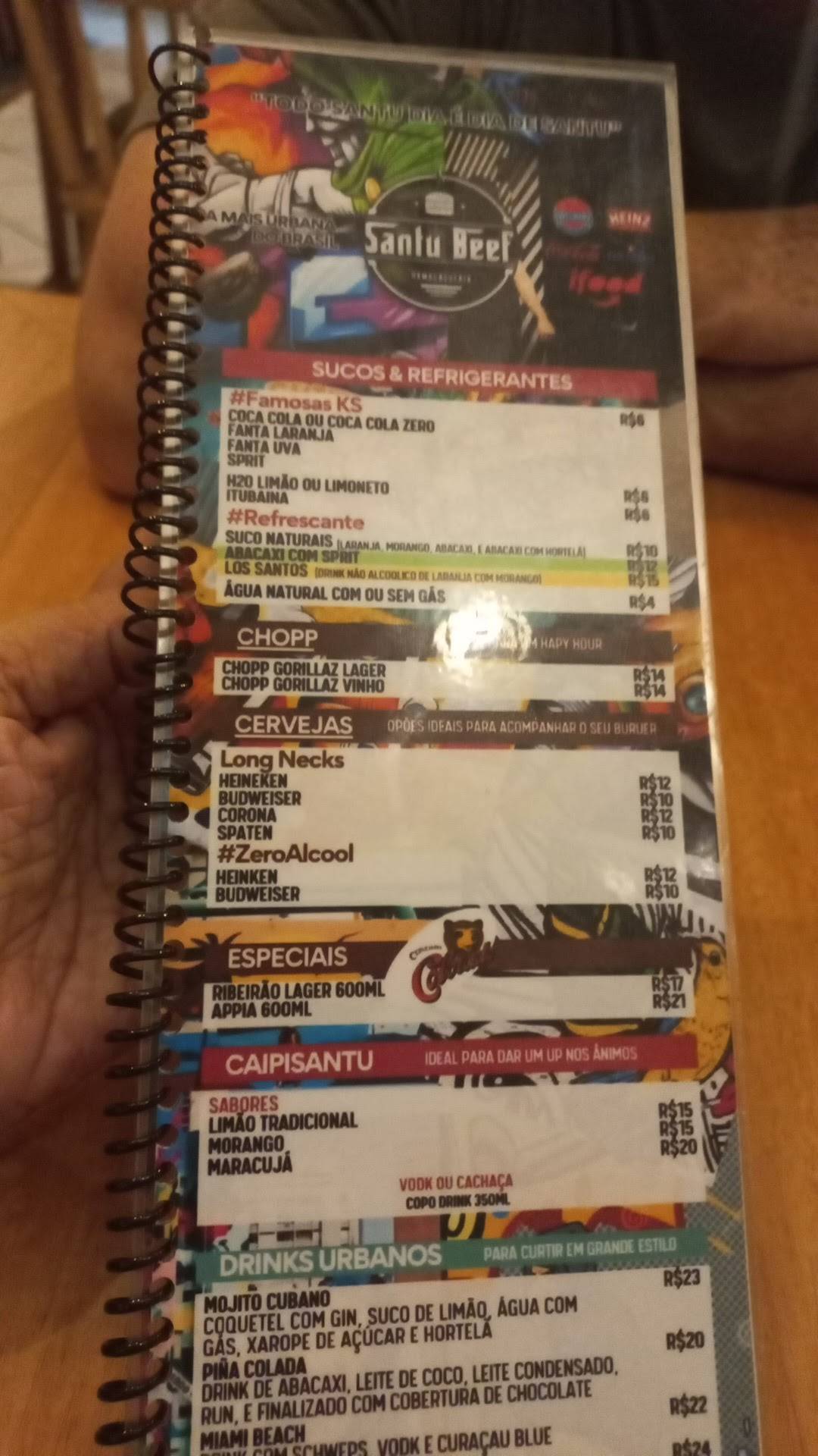 Santu Beef Hamburgueria - Rio Pardo cardápio