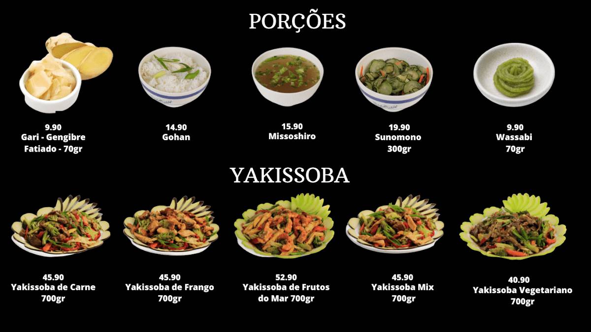 KODAI SUSHI SANTANA - Rodízio e Restaurante Japonês cardápio