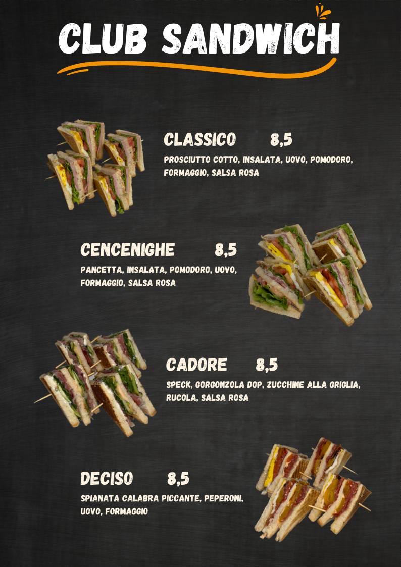 Menu di Al Redentore 