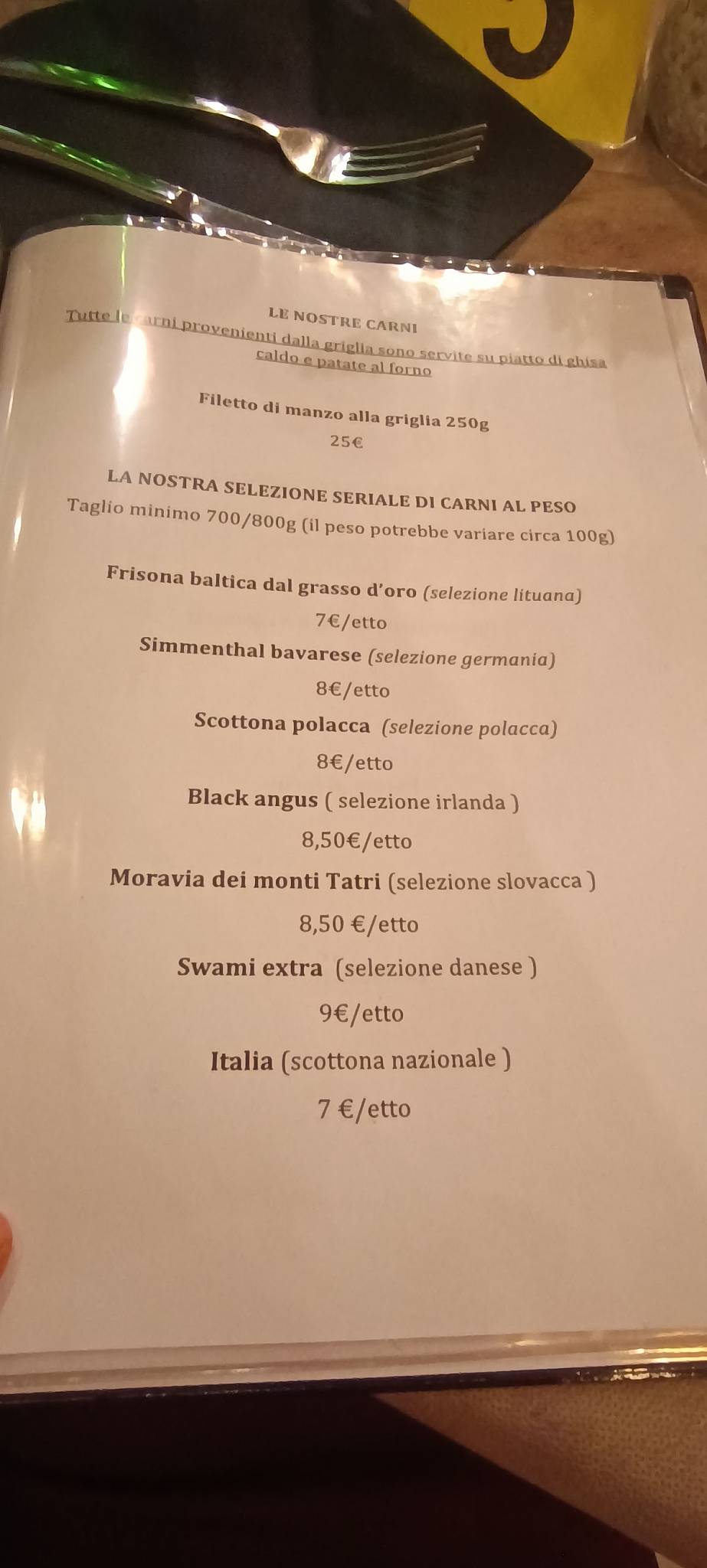Menu di Serial Griller 