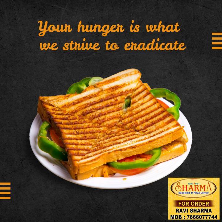 Sharma Sandwich & Pizza Corner menu