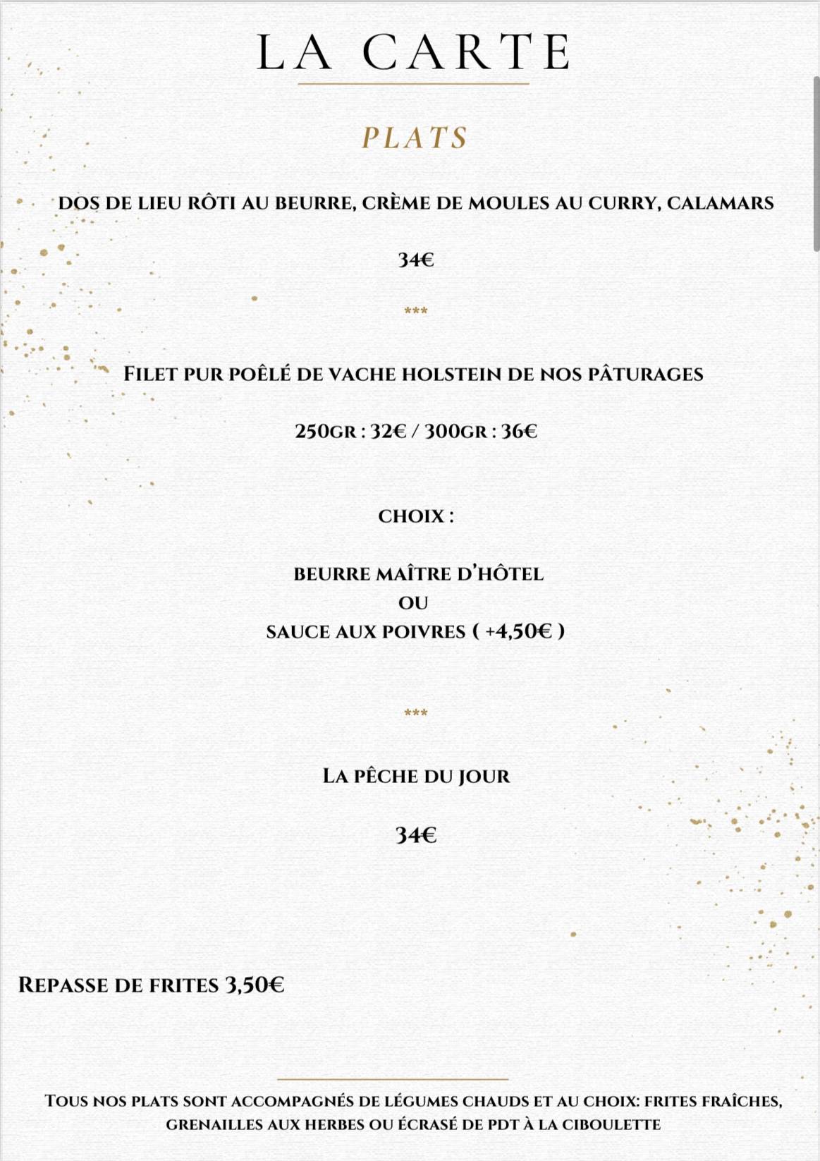 Menu de Simplement Restaurant