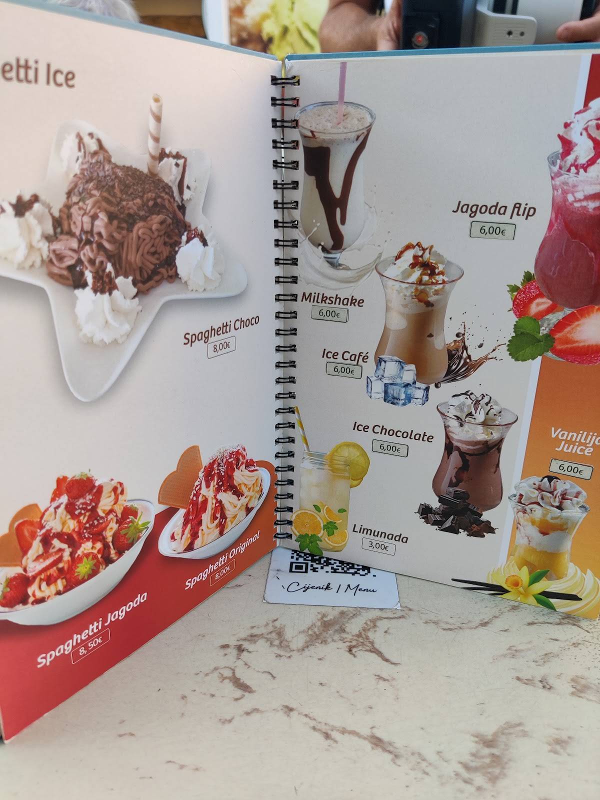 Menu di Slasticarnica Filipjanka 