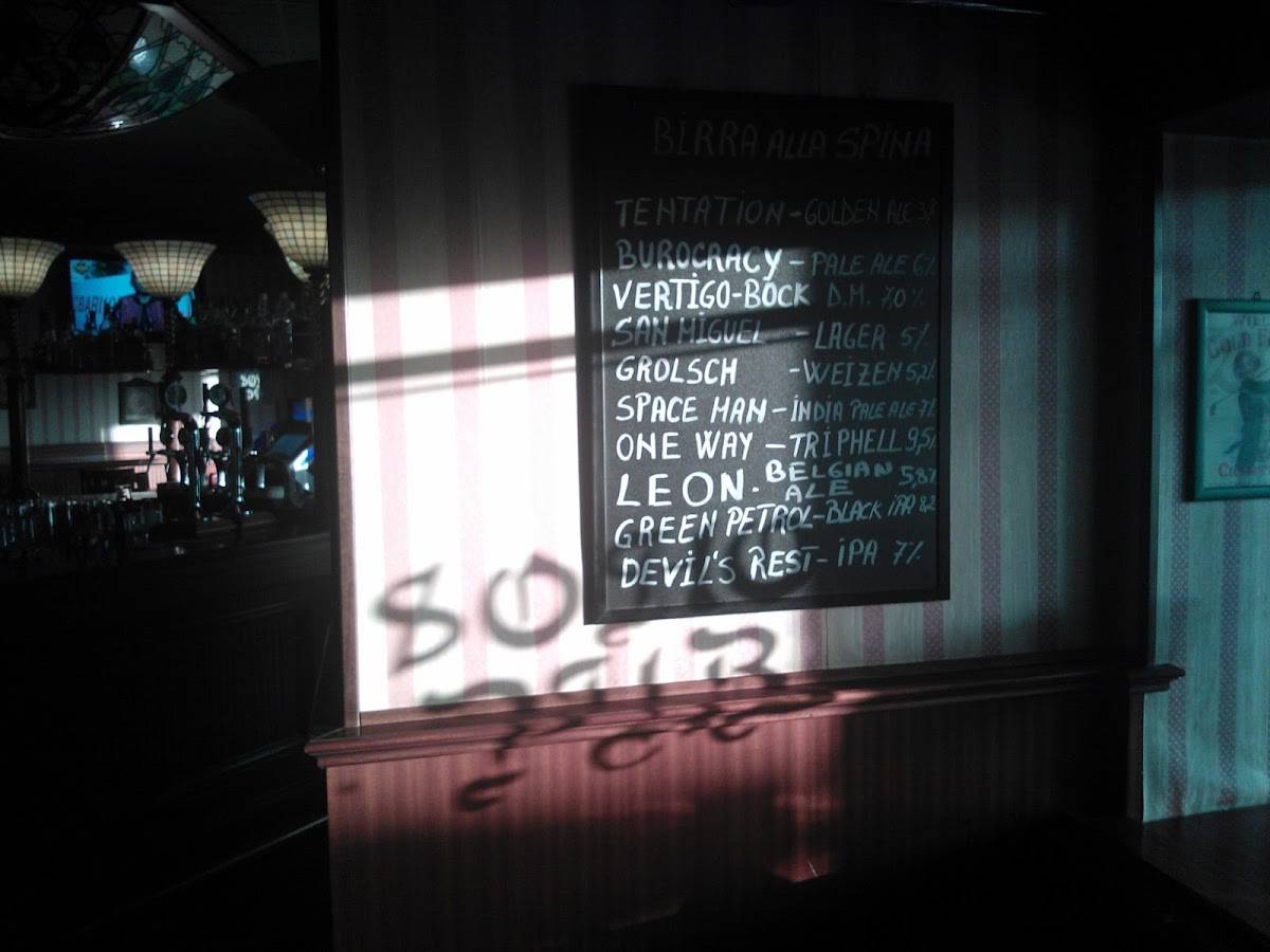 Menu di Soho Pub 