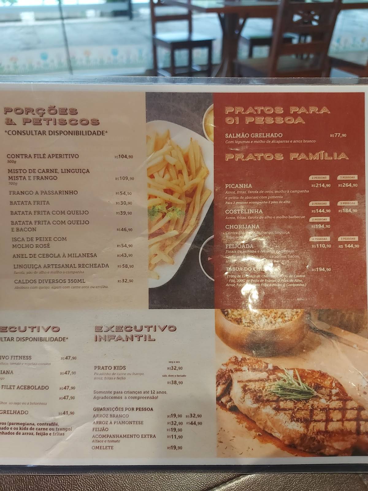 Solar do Castelo de Itaipava cardápio