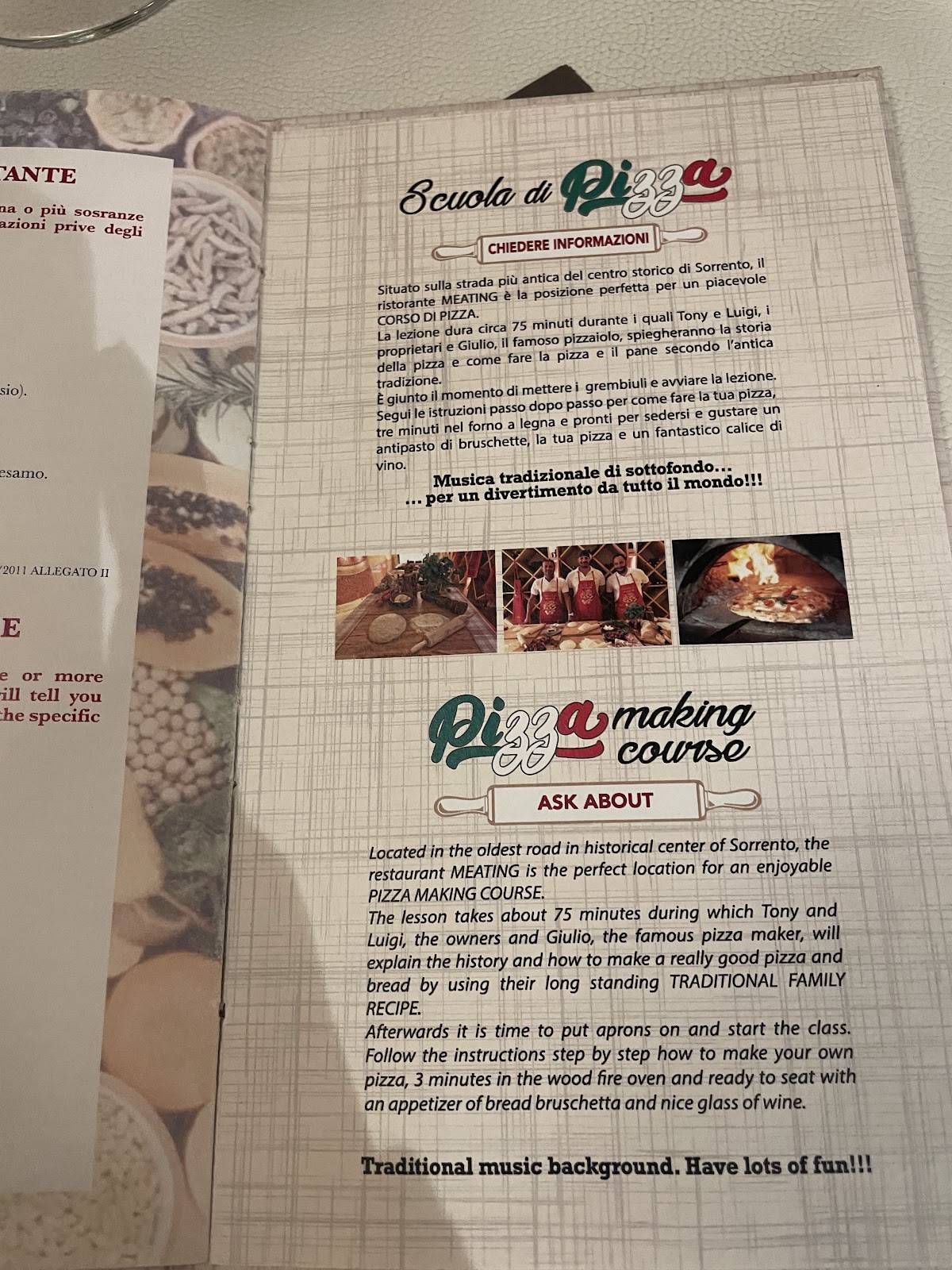 Menu di Meating 