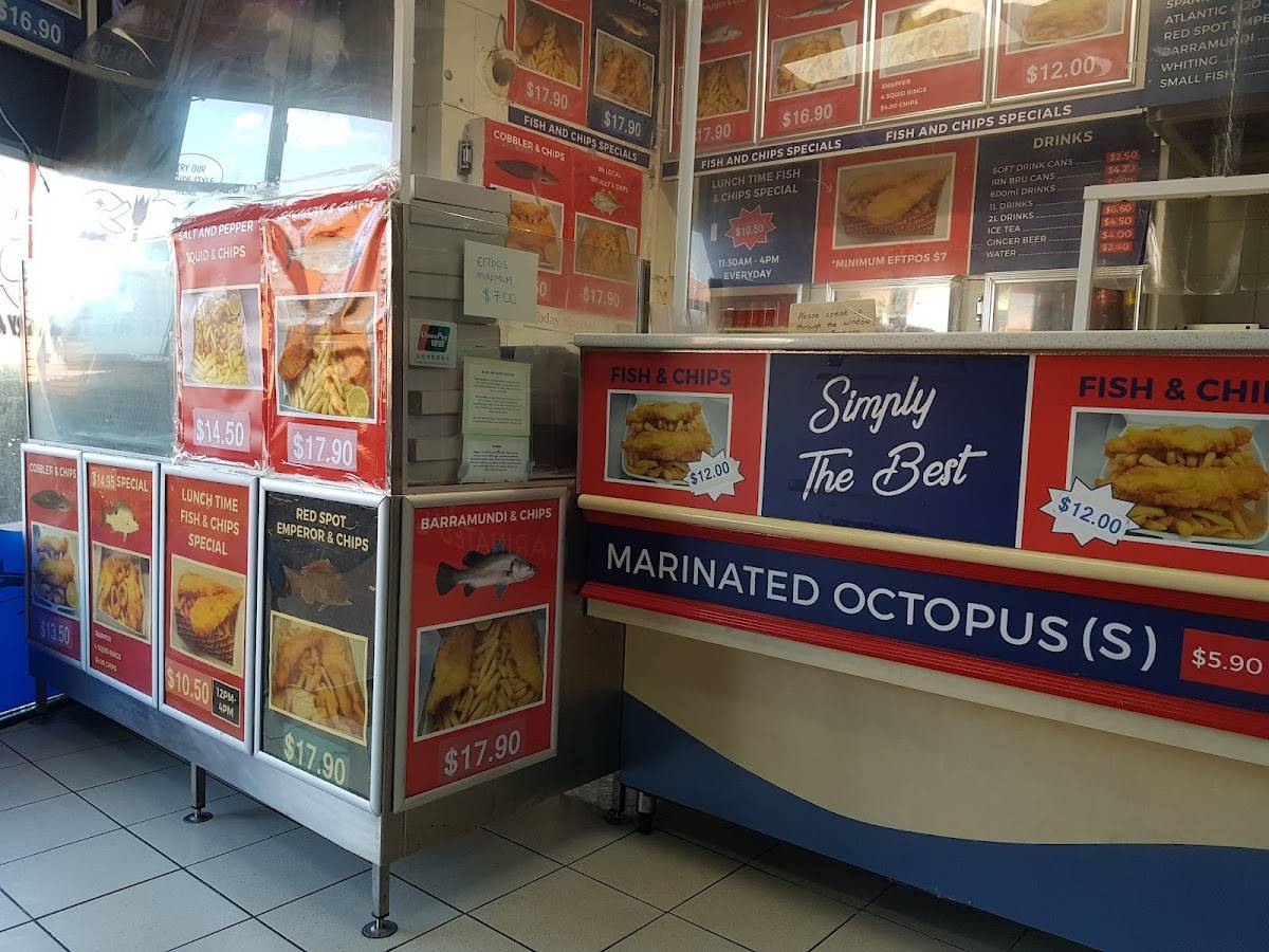 Menu at Southlands Fish & Chips fast food, Willetton