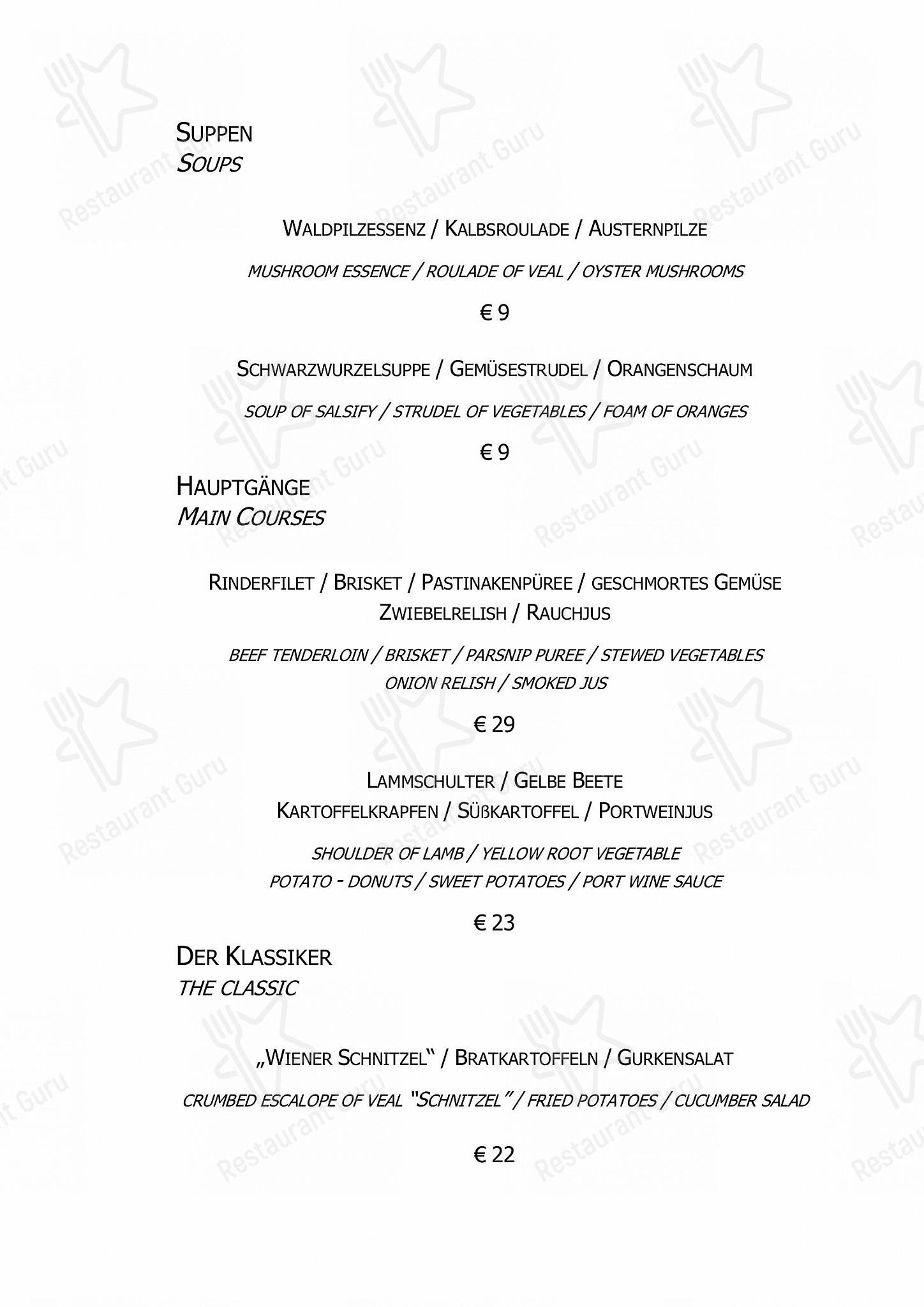 Spagos dans Leipzig - Коктейльная карта
