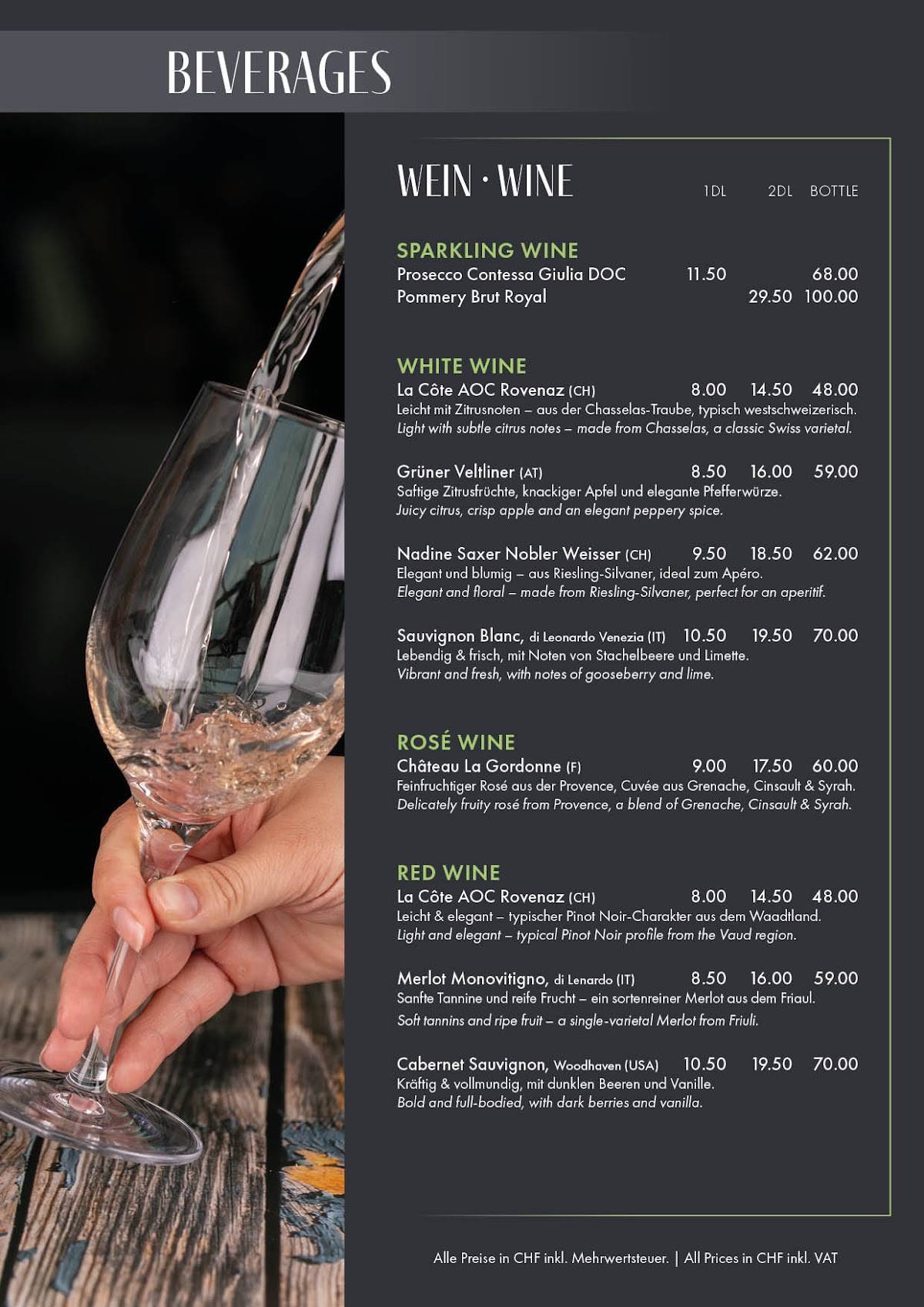 Menu di Sportsbar & Terrasse 