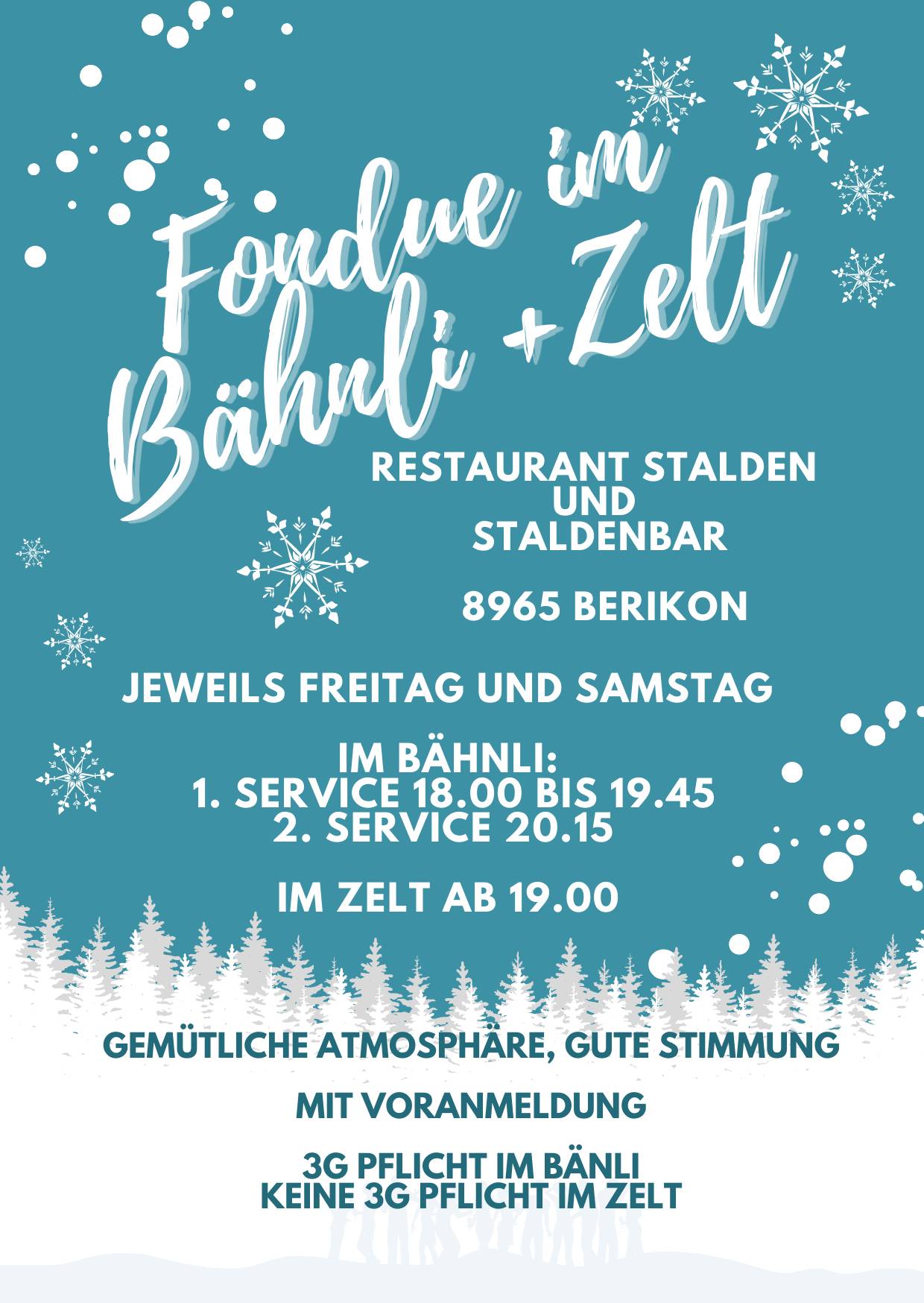 Menu di Hotel Stalden 