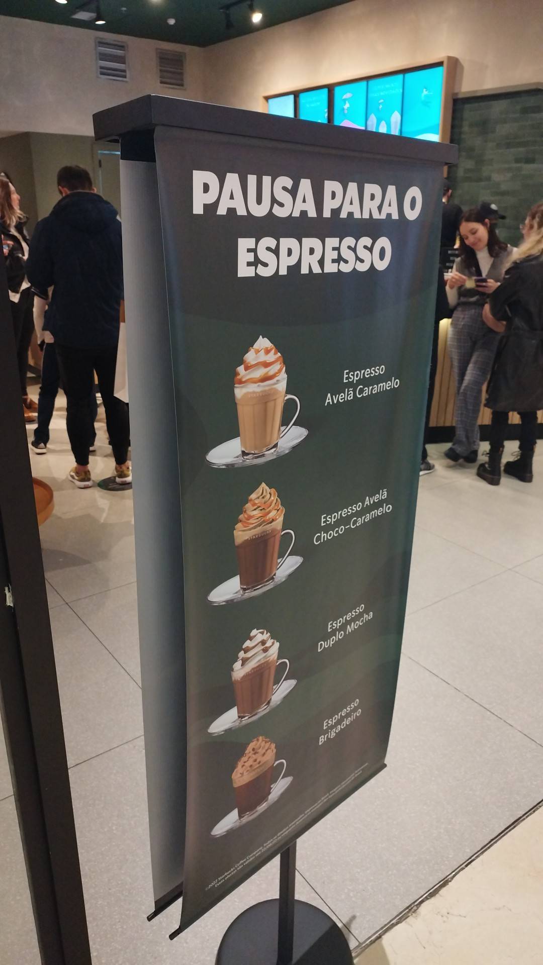 Starbucks cardápio