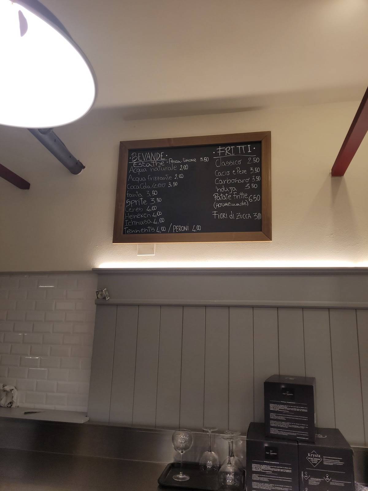Menu di Antico Forno Santini 