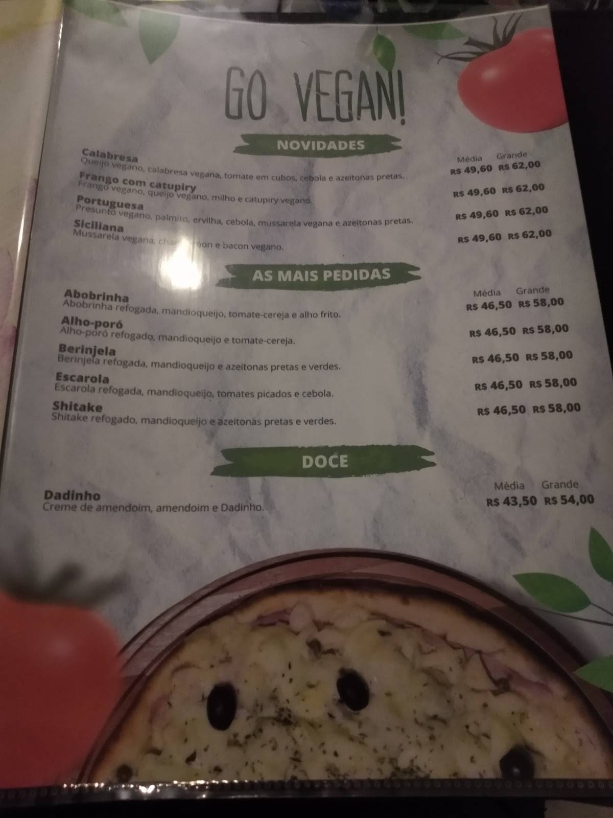 Studio da Pizza cardápio