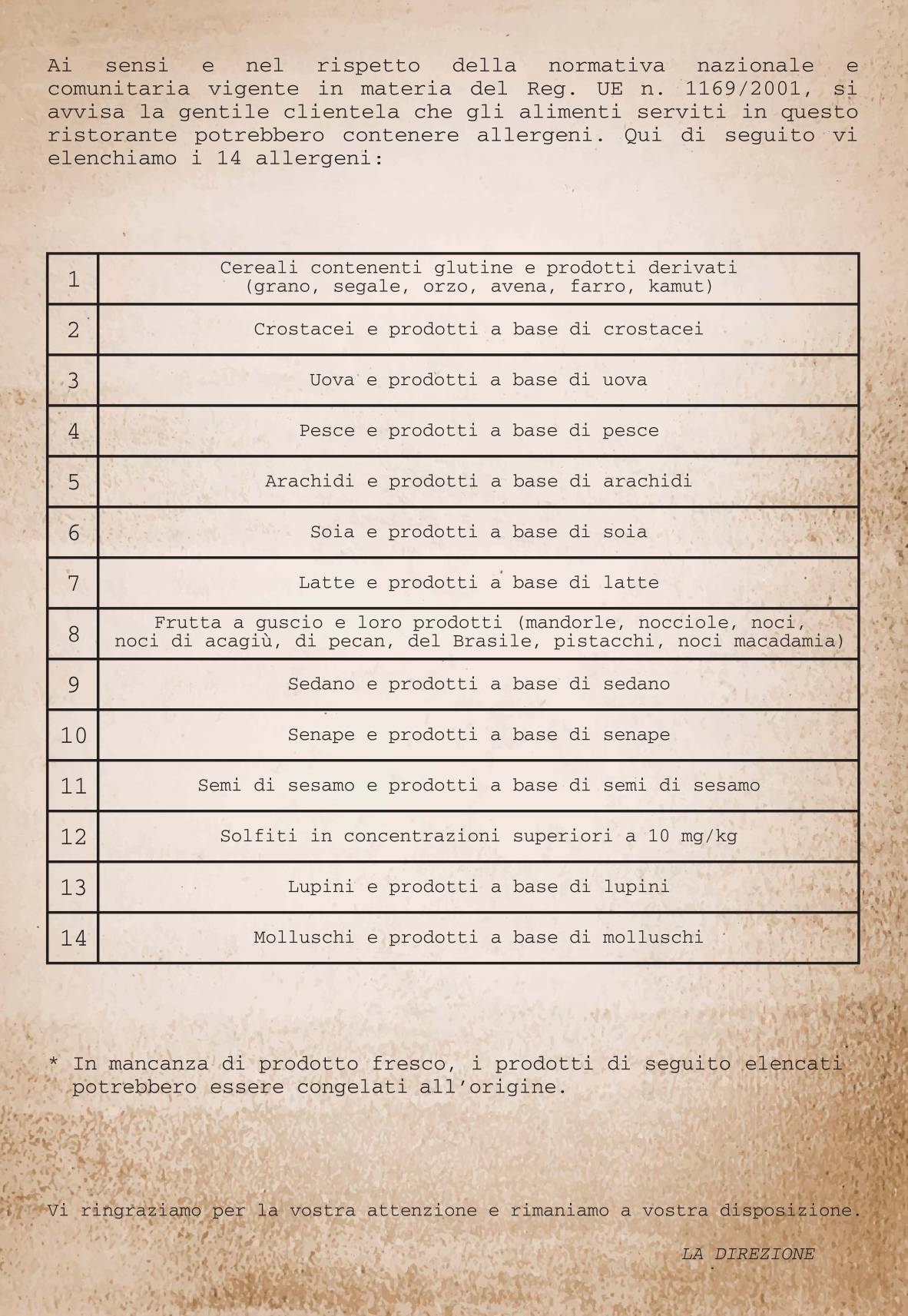 Menu di Stuzzichello Trapani 