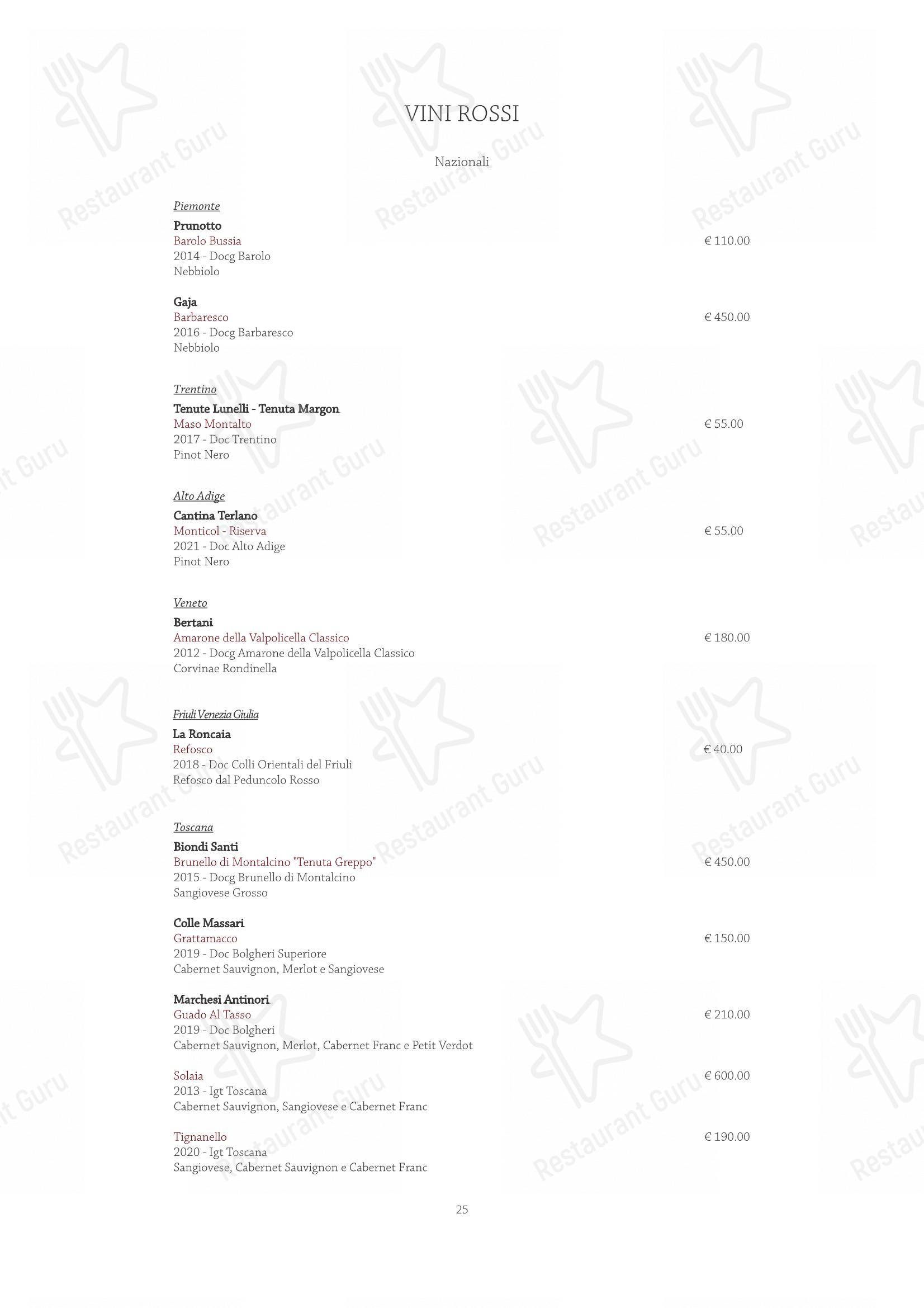 Menu per Sunrise Restaurant in Caserta