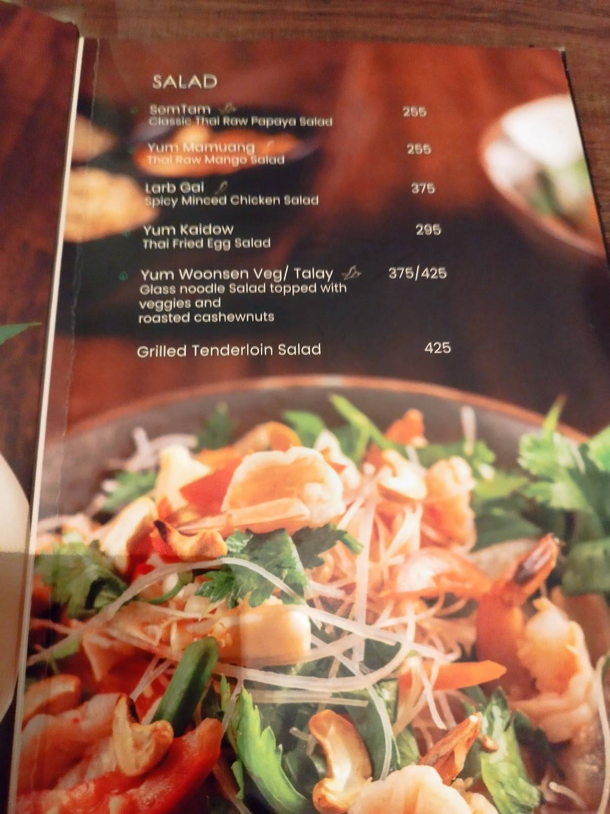 Sushi in a Box menu