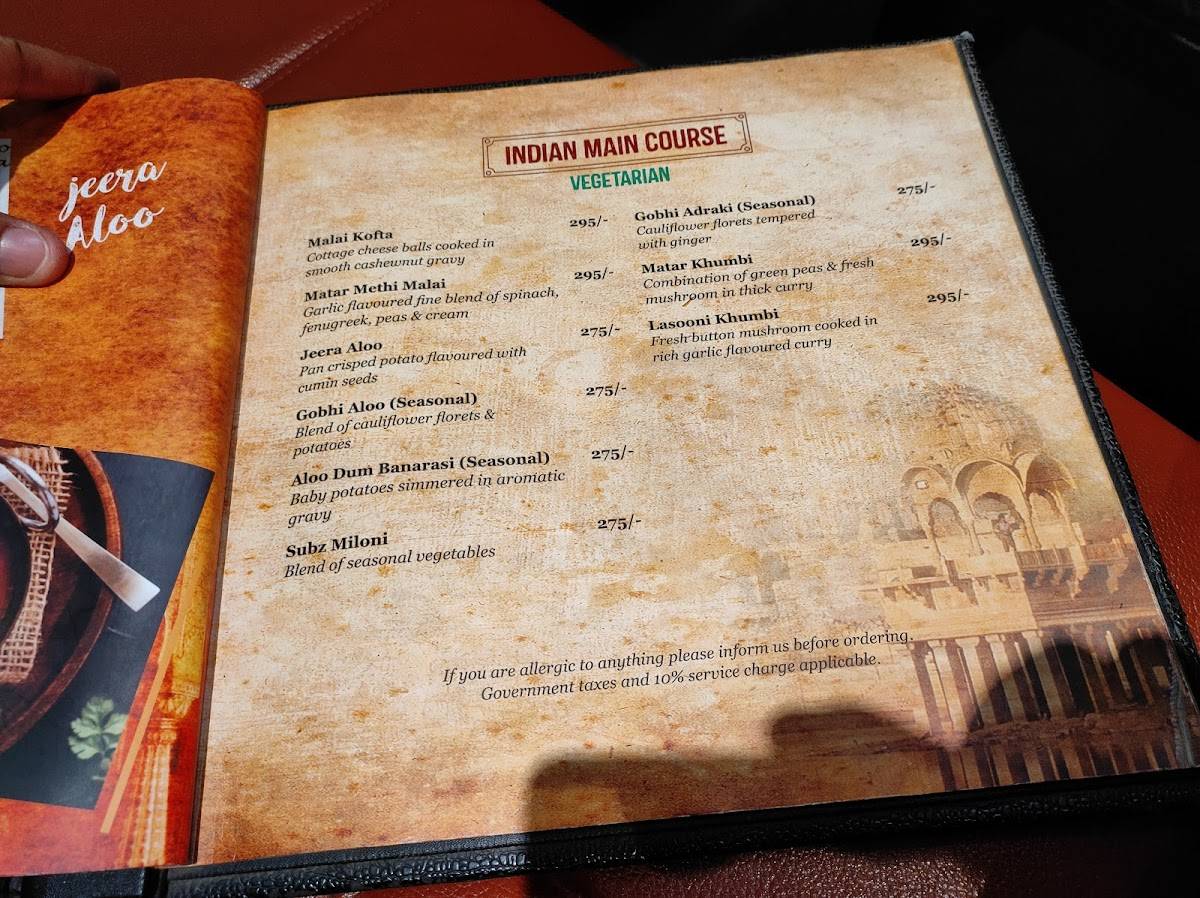 THE GRILLS, FOOD JUNCTION menu