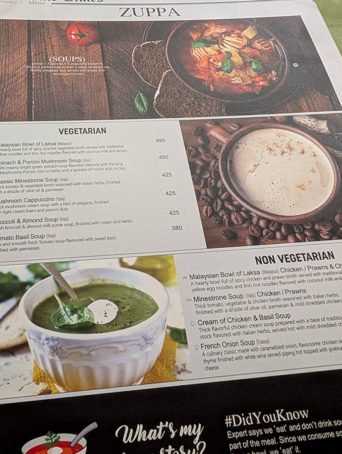 THEOS SECTOR 41 NOIDA menu