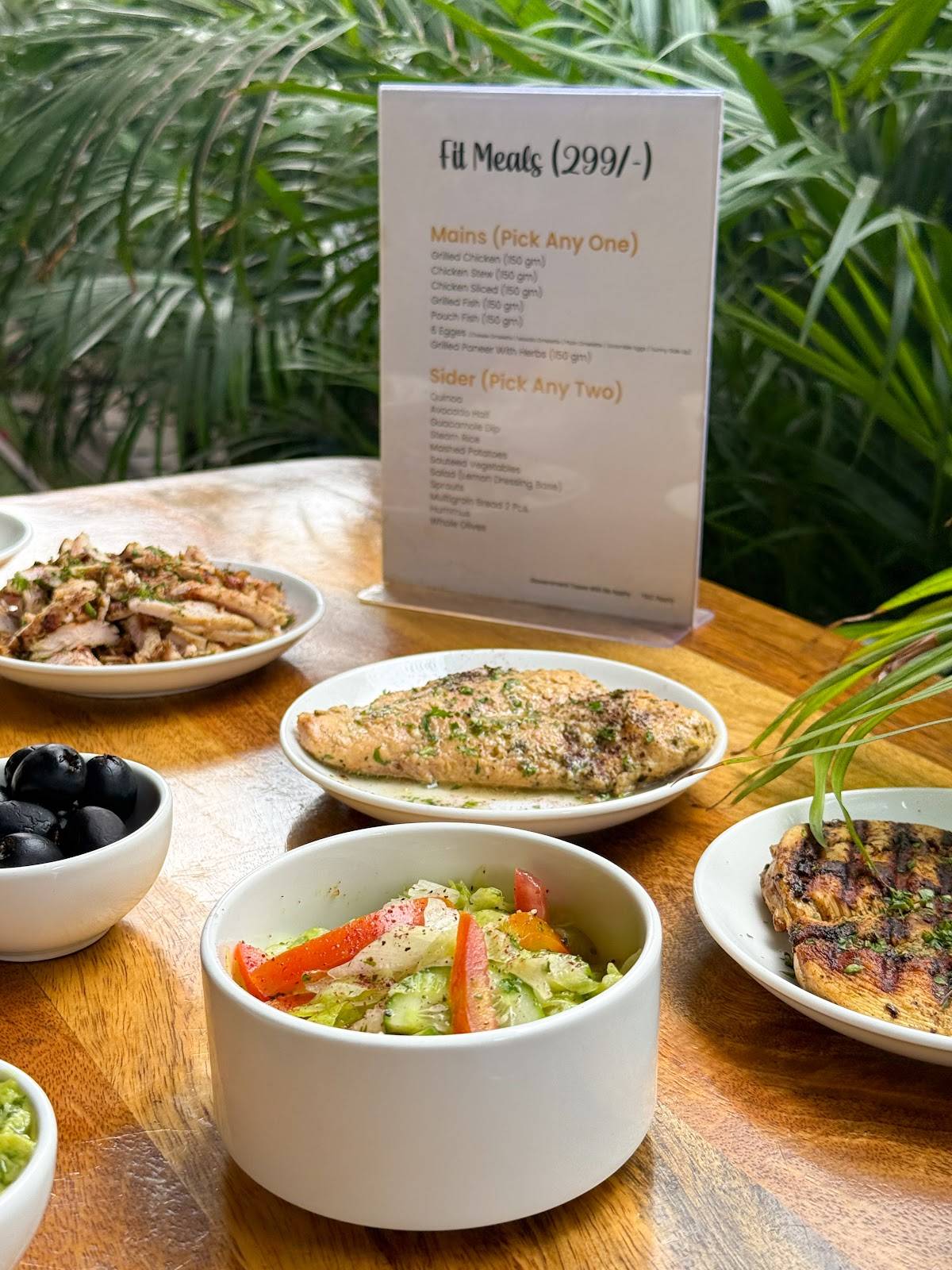 Taaza Restaurant menu