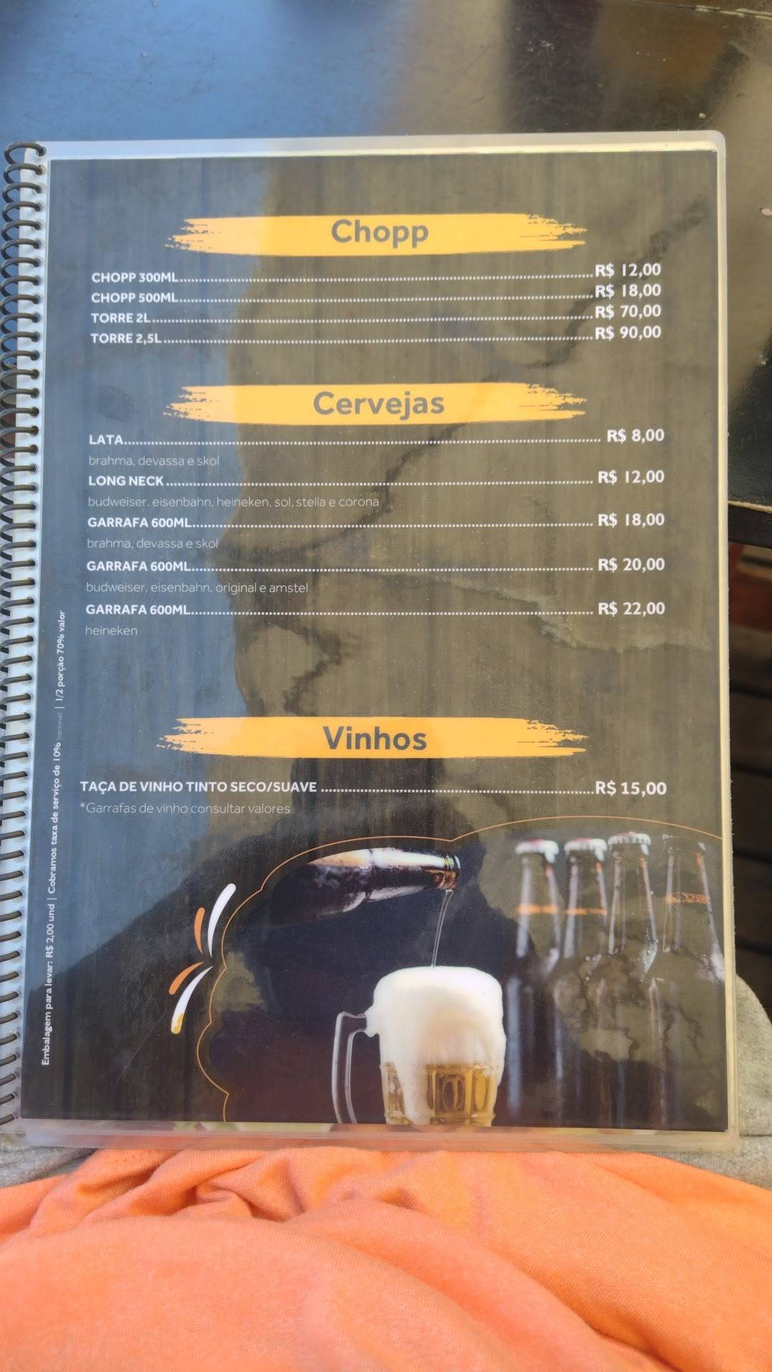 Tapera Restaurante Beira Mar Itapema cardápio