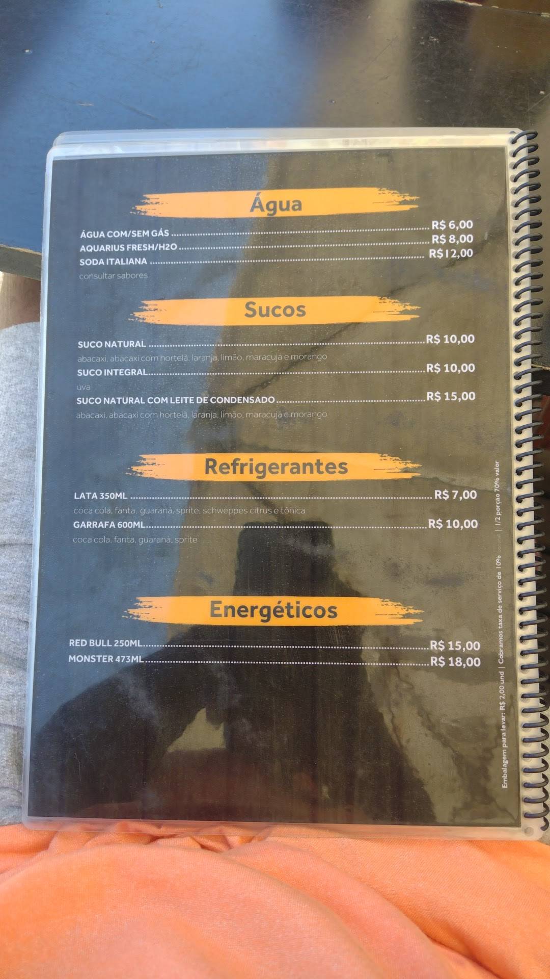 Tapera Restaurante Beira Mar Itapema cardápio