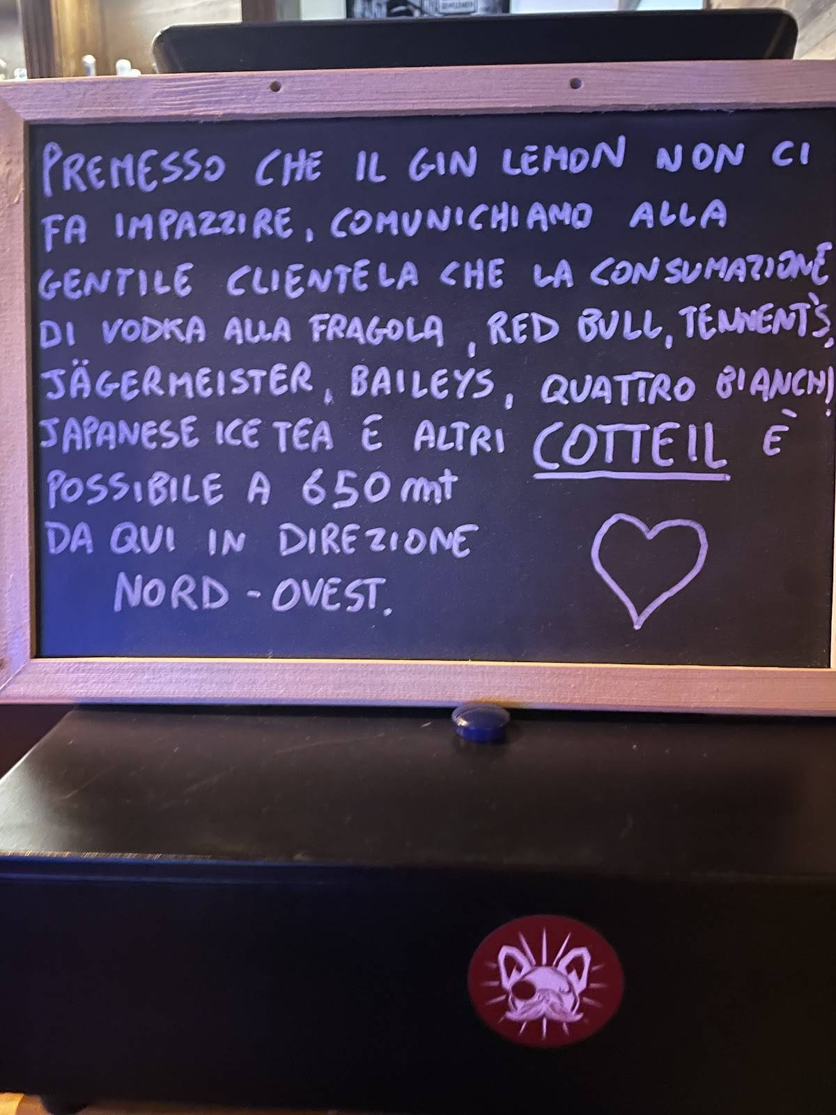 Menu di Taverna Il Covo 