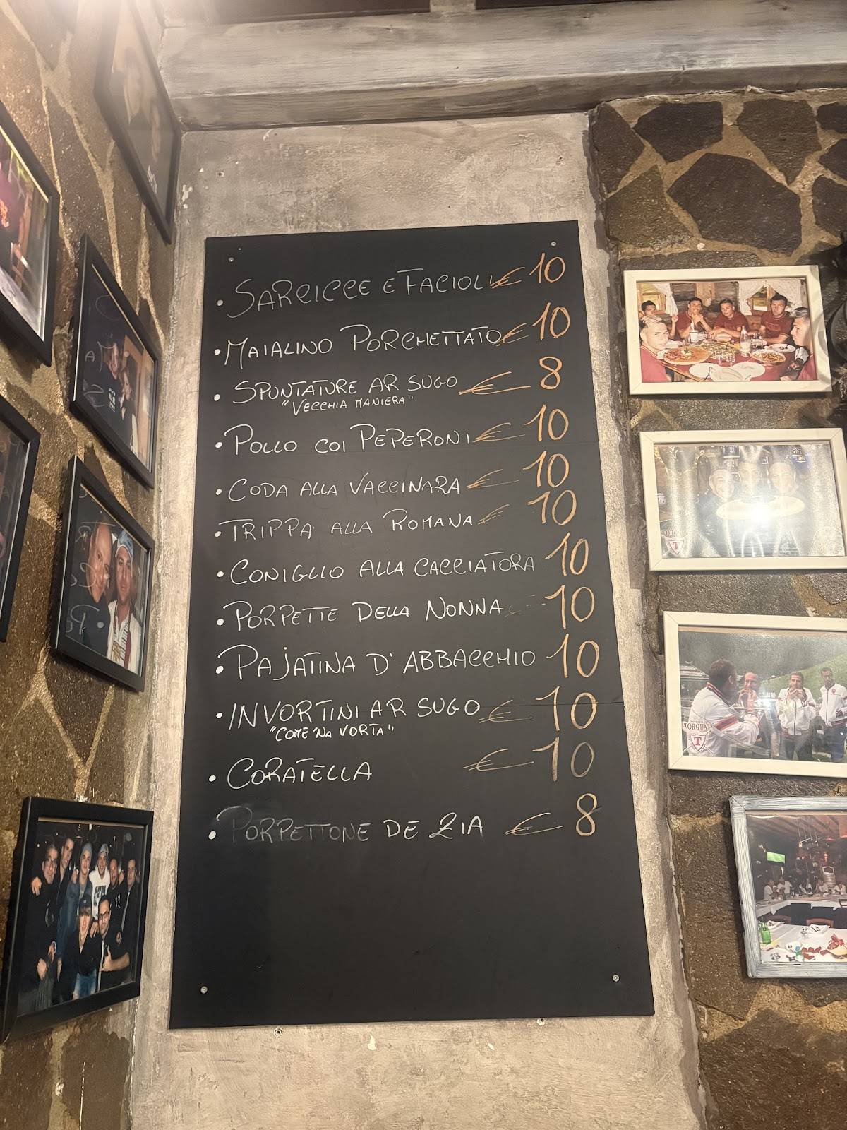 Menu di Taverna i Torquati 