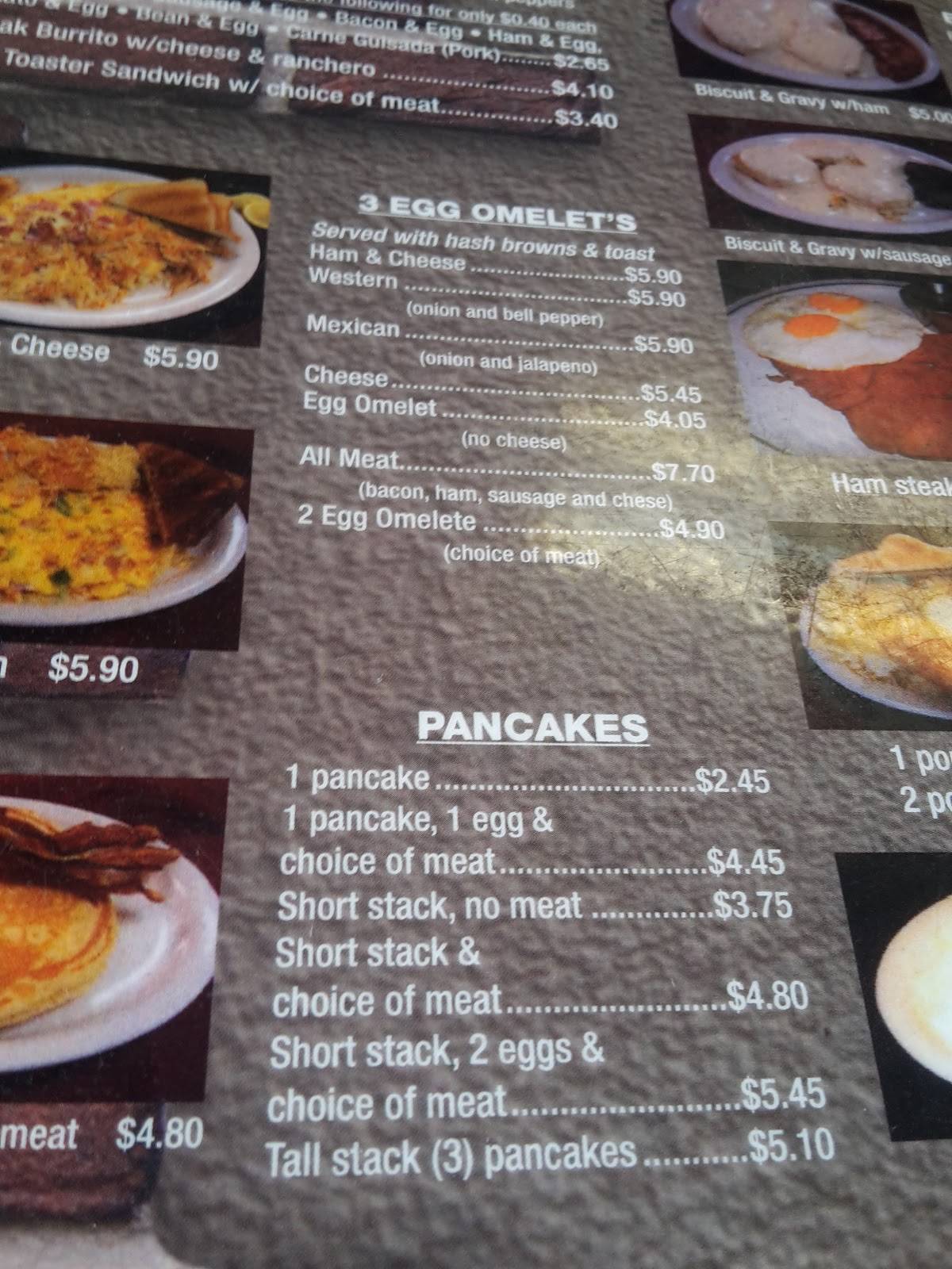 Menu at Tech Cafe, Lubbock, 1524 50th St