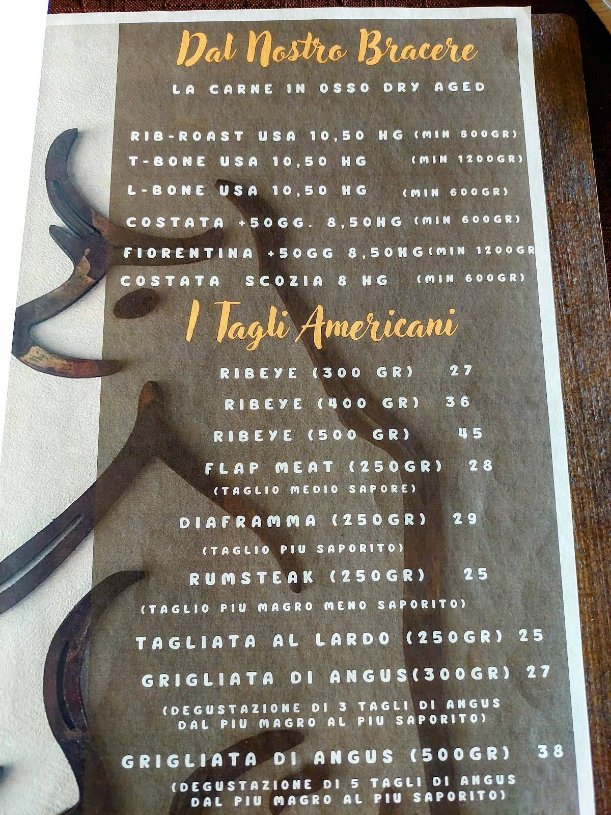 Menu di The New Angus 