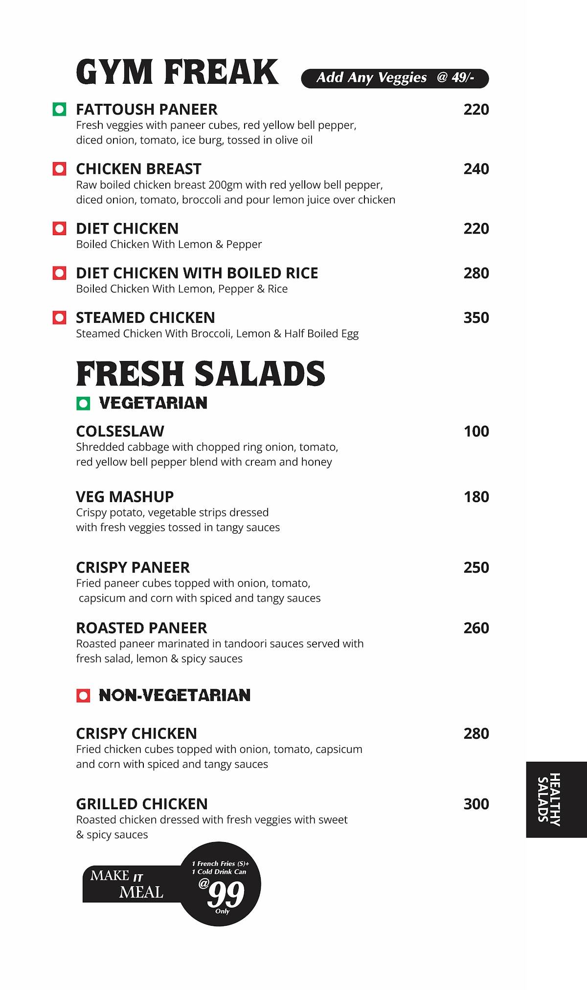 The Appetiter Best Restaurant In Moga/Veg And Non Veg Restaurant In Moga/Coffee Shop In Moga/Fast Food Restaurant In Moga menu